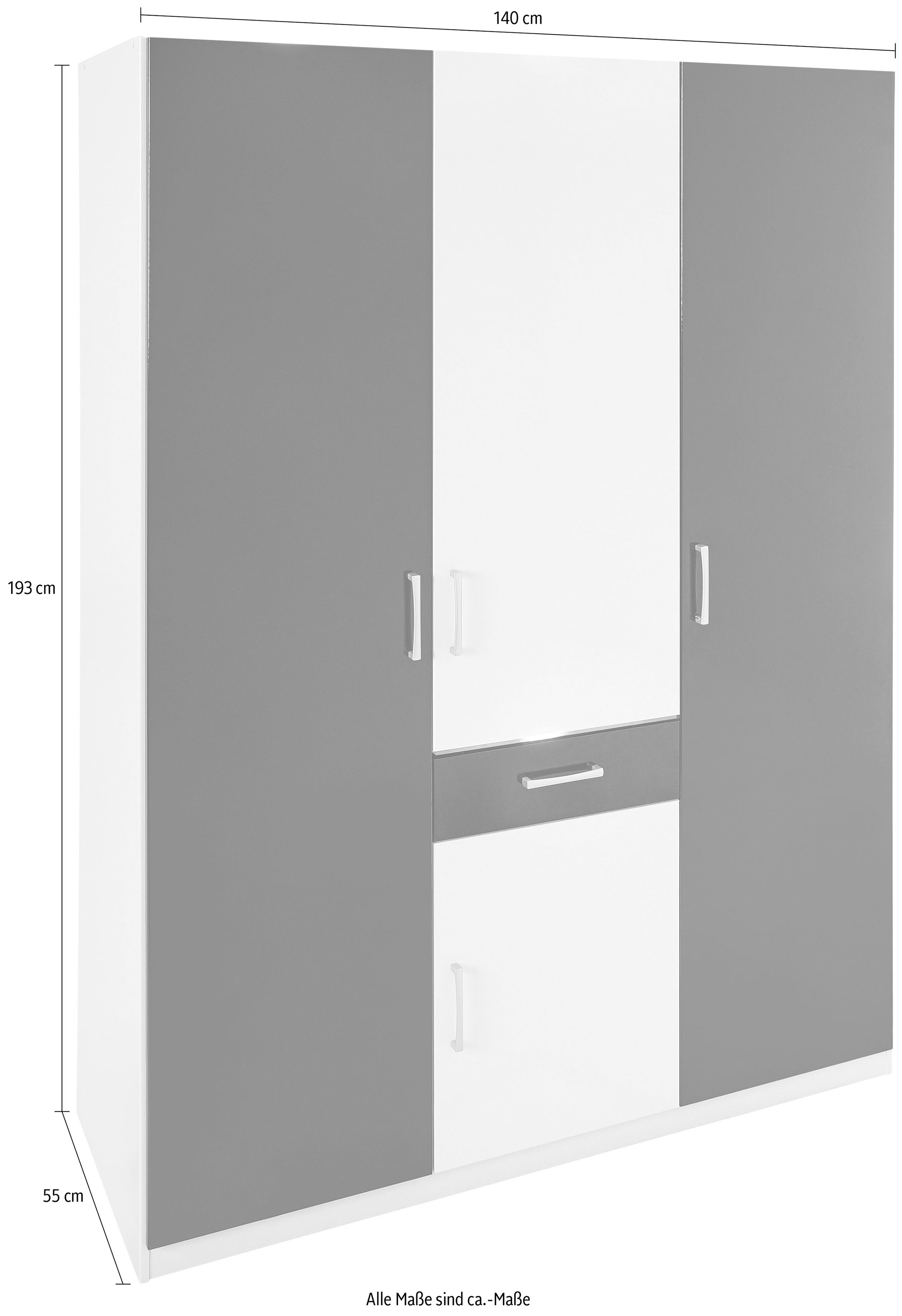 priess Kleiderschrank wahlweise mit Kranzbeleuchtung