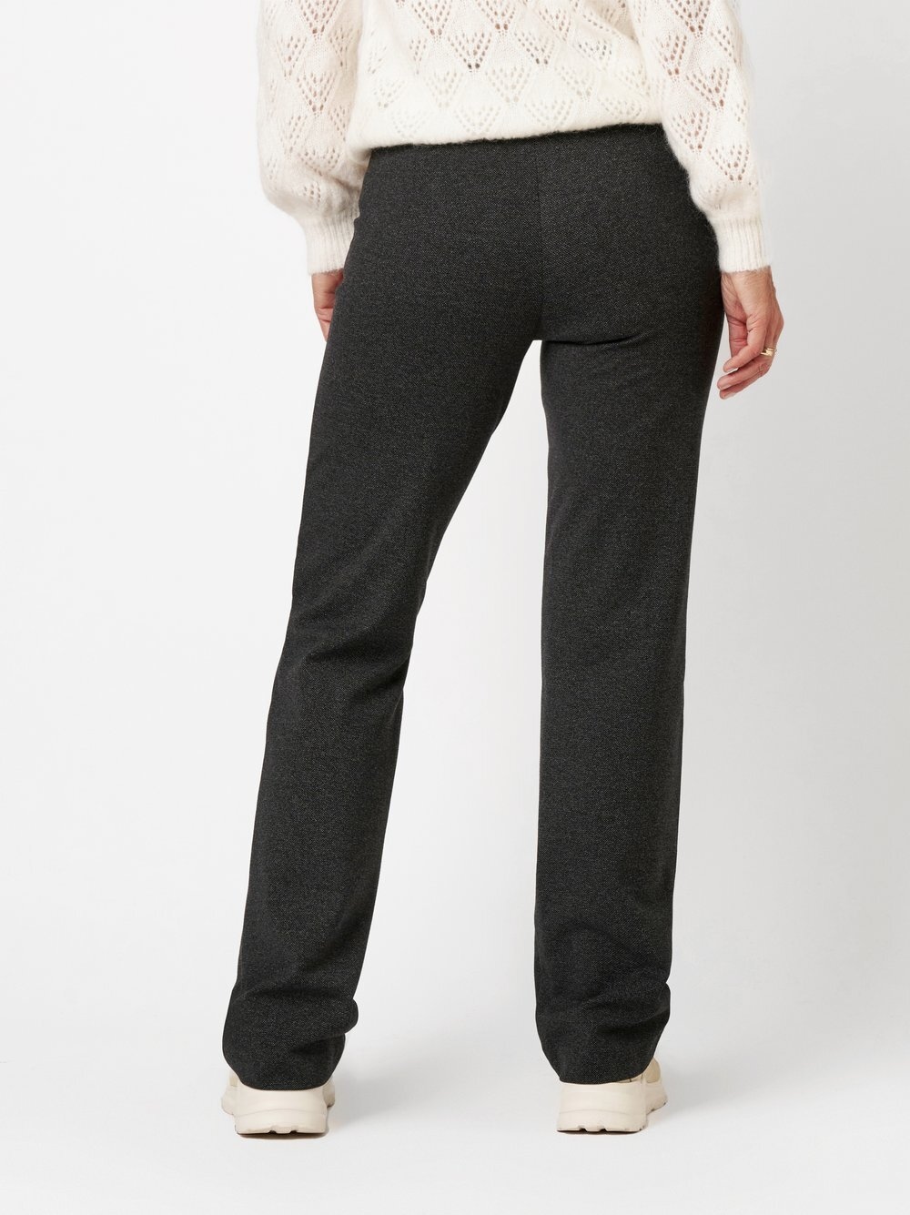 Relaxed Palazzohose »Scarlet Wide«  in melierter Optik