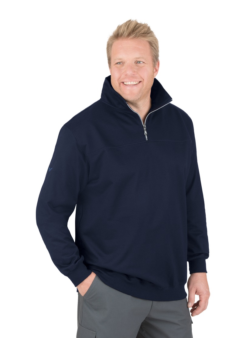 Trigema Sweatshirt »TRIGEMA Sweatshirt mit Reißverschluss«