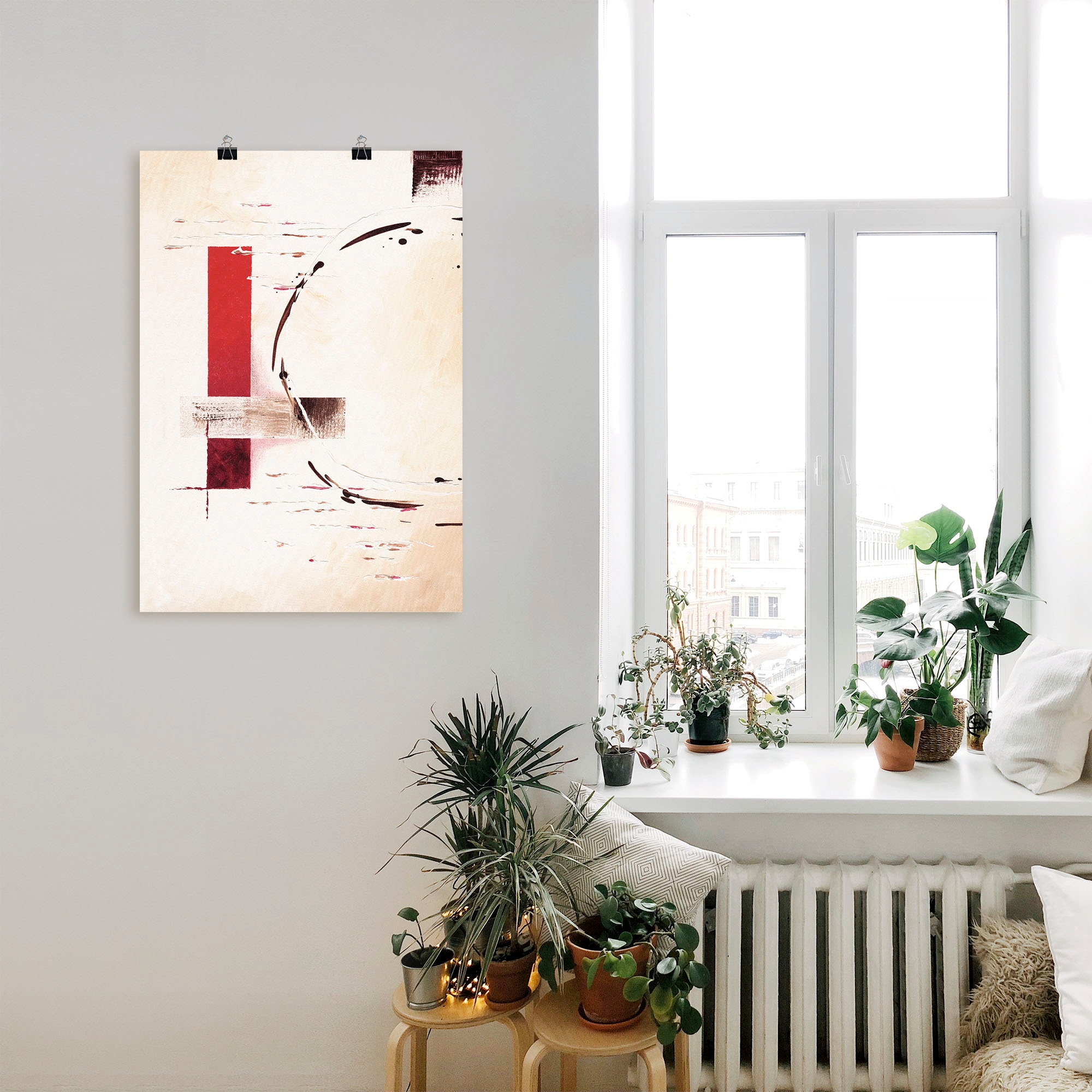 Artland Poster »Spot I«, Gegenstandslos, (1 St.), als Alubild, Leinwandbild, Wandaufkleber oder Poster in versch. Größen