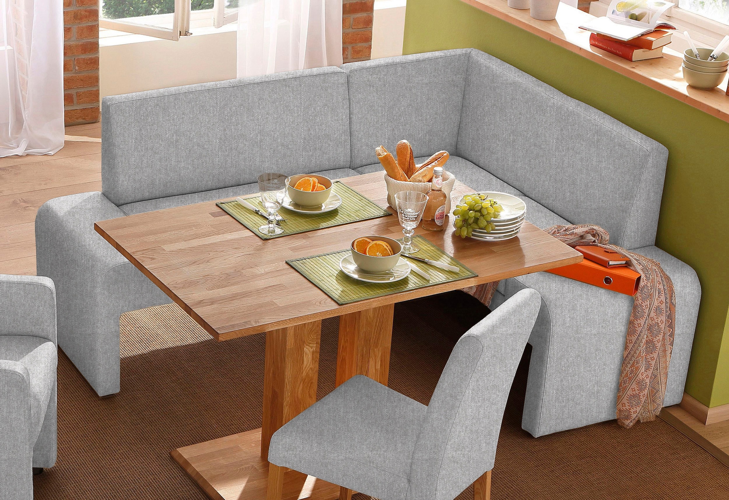 Home affaire Eckbank »Bologna« in 2 Größen (langer Schenkel 180 oder 200 cm), verschiedene Qualitäten