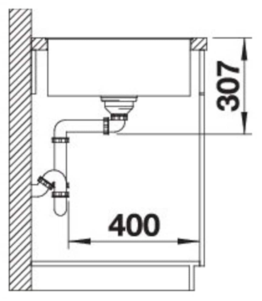 Blanco Granitspüle »AXIA III XL 6 S-F« 1 Stk. tlg. inklusive gratis Glasschneidebrett