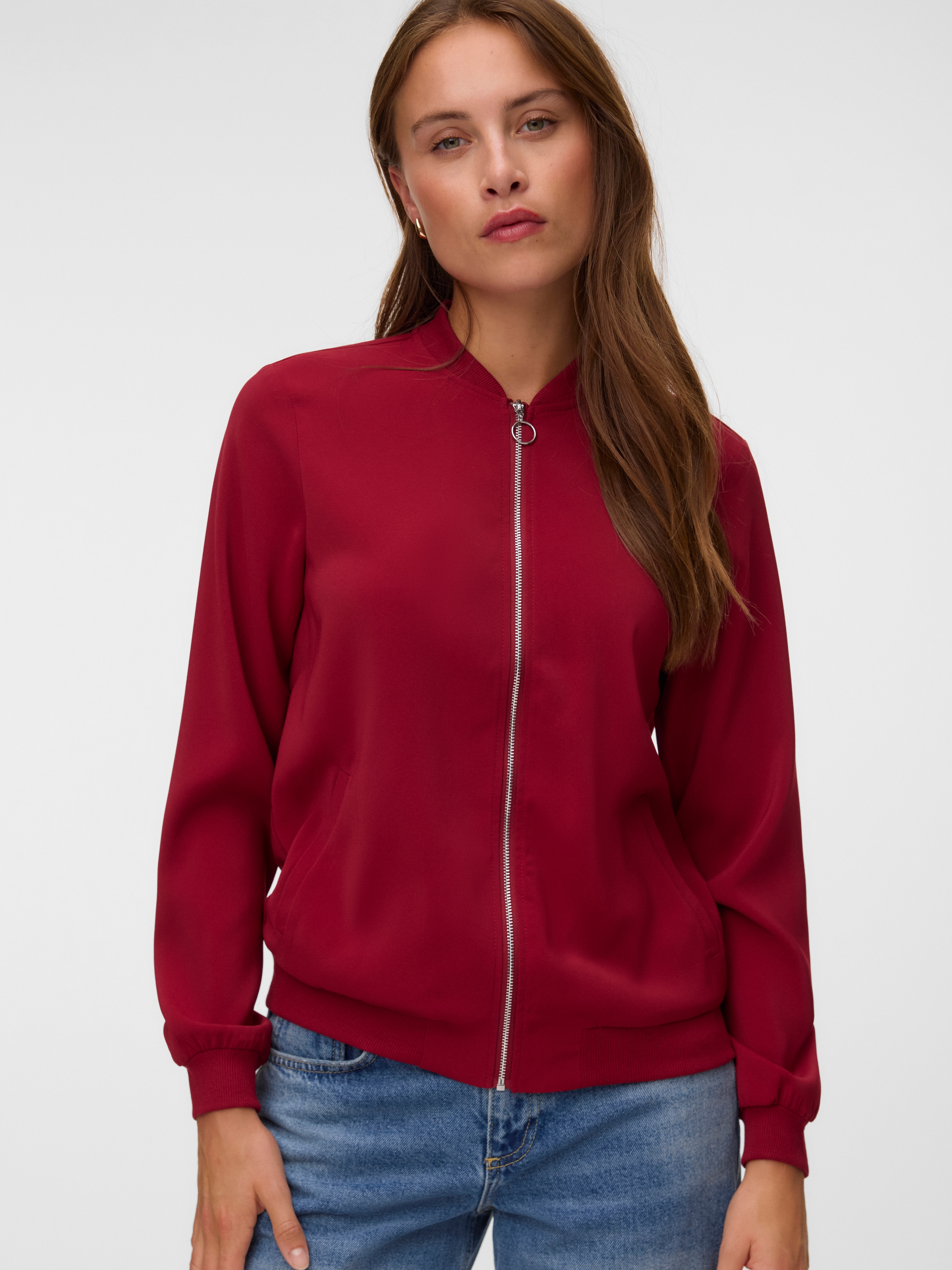 Vero Moda »VMCOCO L/S BOMBER NOOS« Materialmix