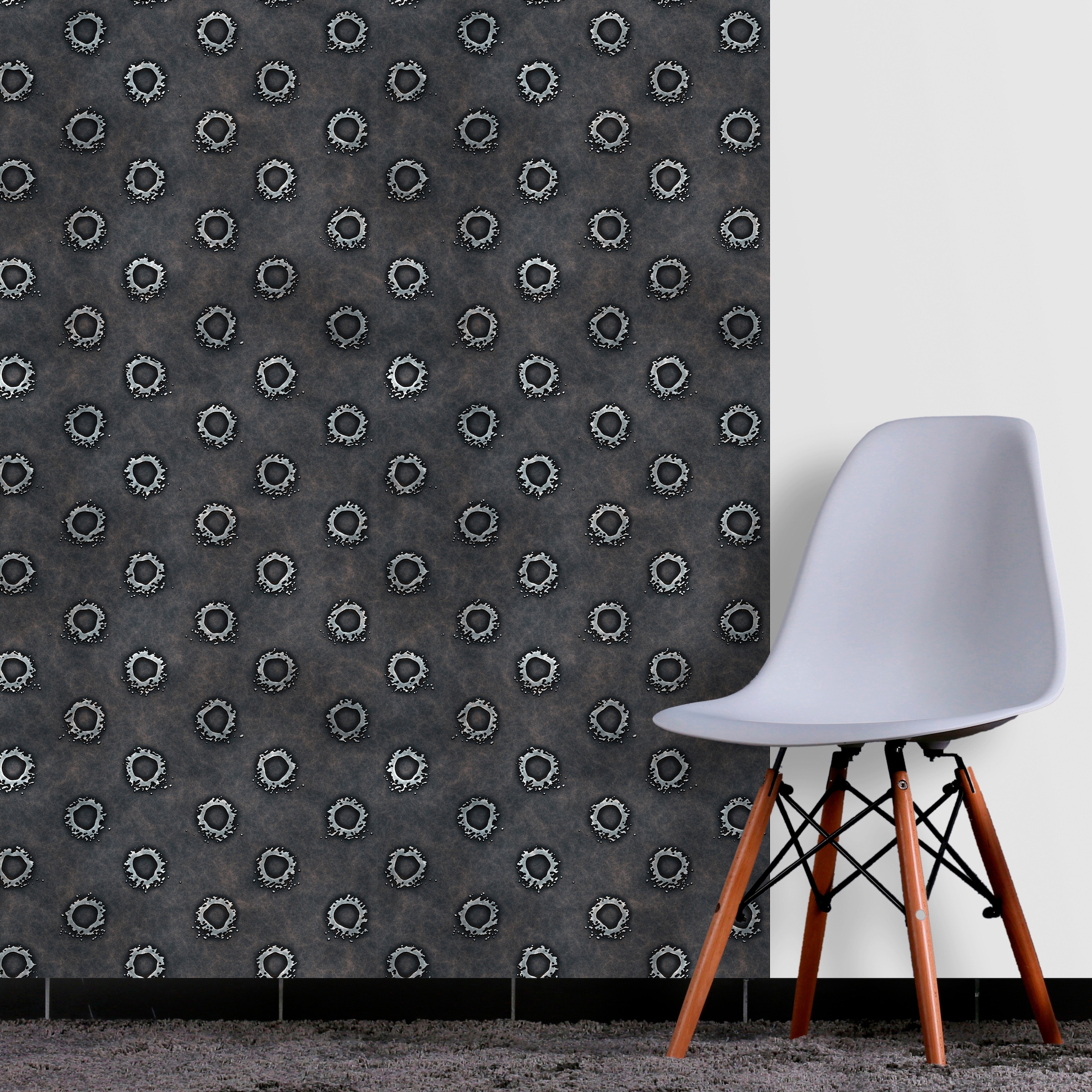 queence Vinyltapete »Josh«, Farbverlauf-bedruckt-abstrakt, 90x250cm, selbstklebend, kinderleichte Anbringung, Sticker