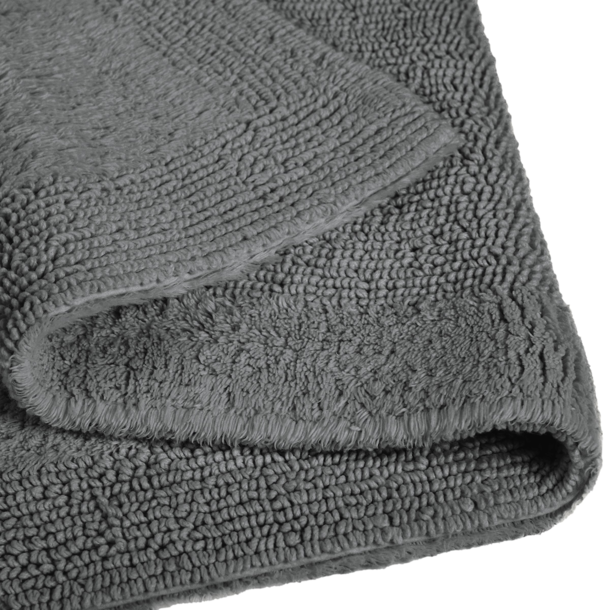 OTTO home Badematte »Kapra, Badvorleger, Badezimmer Teppich« Höhe 14 mm beidseitig nutzbar | fußbodenheizungsgeeignet | strapazierfähig mit Bordüre, Badteppich, Badematte, Baumwolle