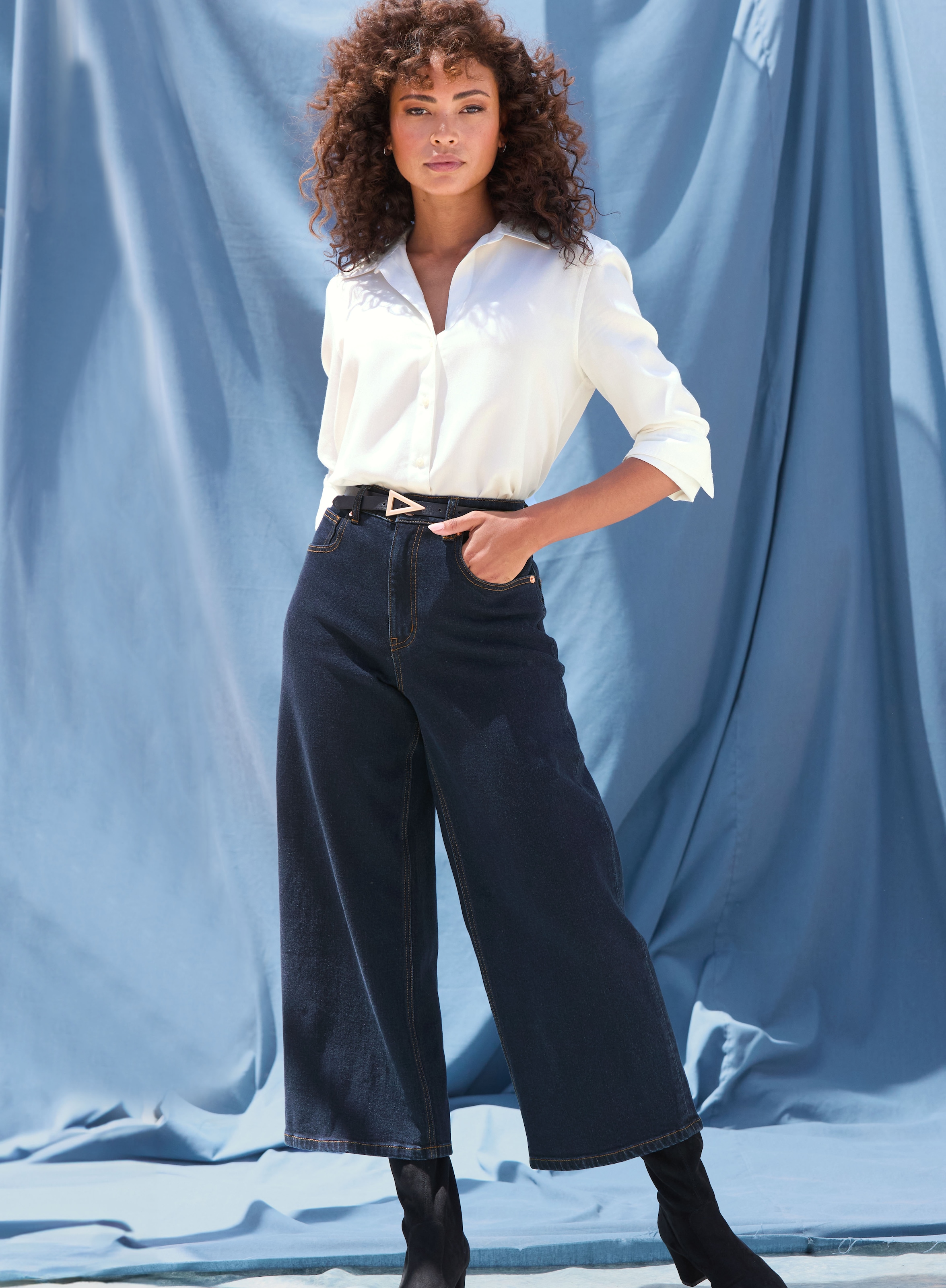 LASCANA Hemdbluse, aus Lyocellqualität