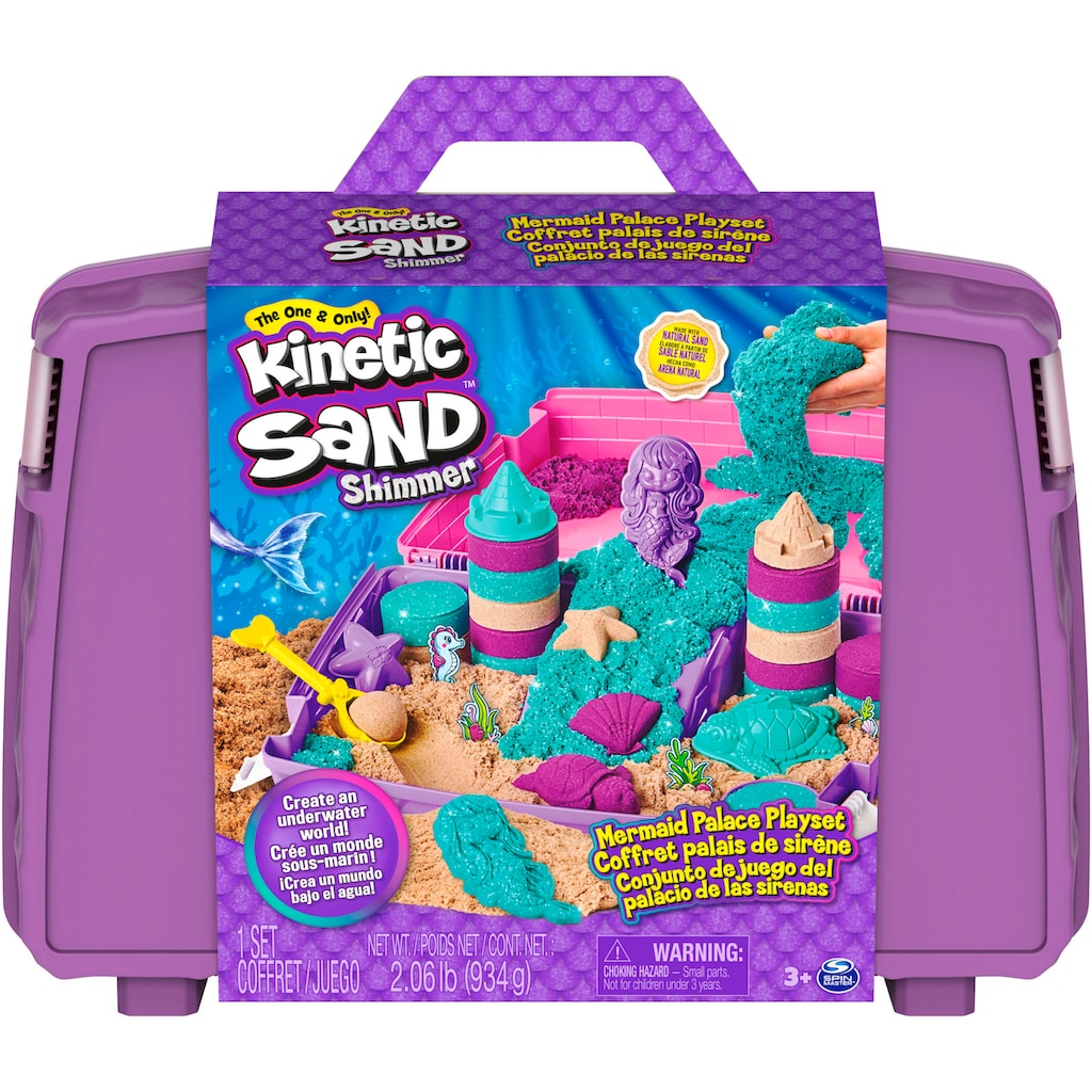 Spin Master Kreativset »Kinetic Sand - Mermaid Folding Sand Box 934 g«
