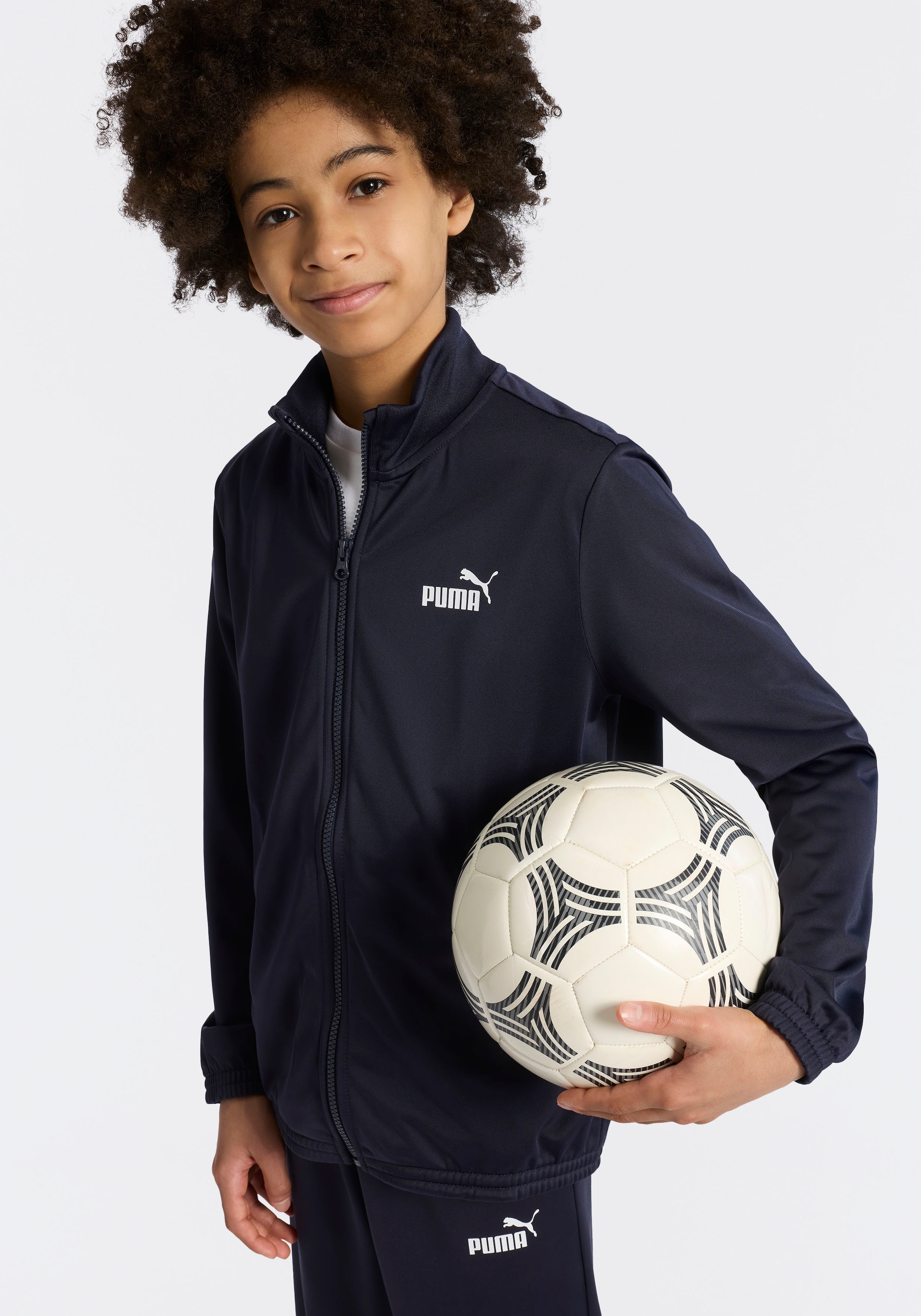 PUMA Trainingsanzug »POLY SUIT B« 2 Stk. zweiteiliges Set mit Jacke und Hose, für Jugendliche, Regular Fit
