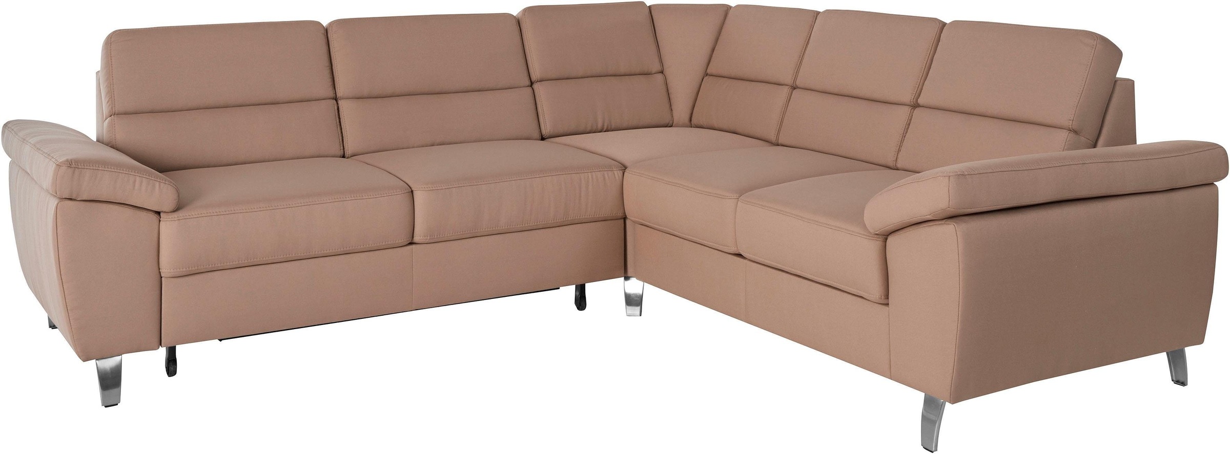 sit&more Ecksofa »Sorano L-Form«, wahlweise mit Bett- und Relaxfunktion, inkl. Bettkasten