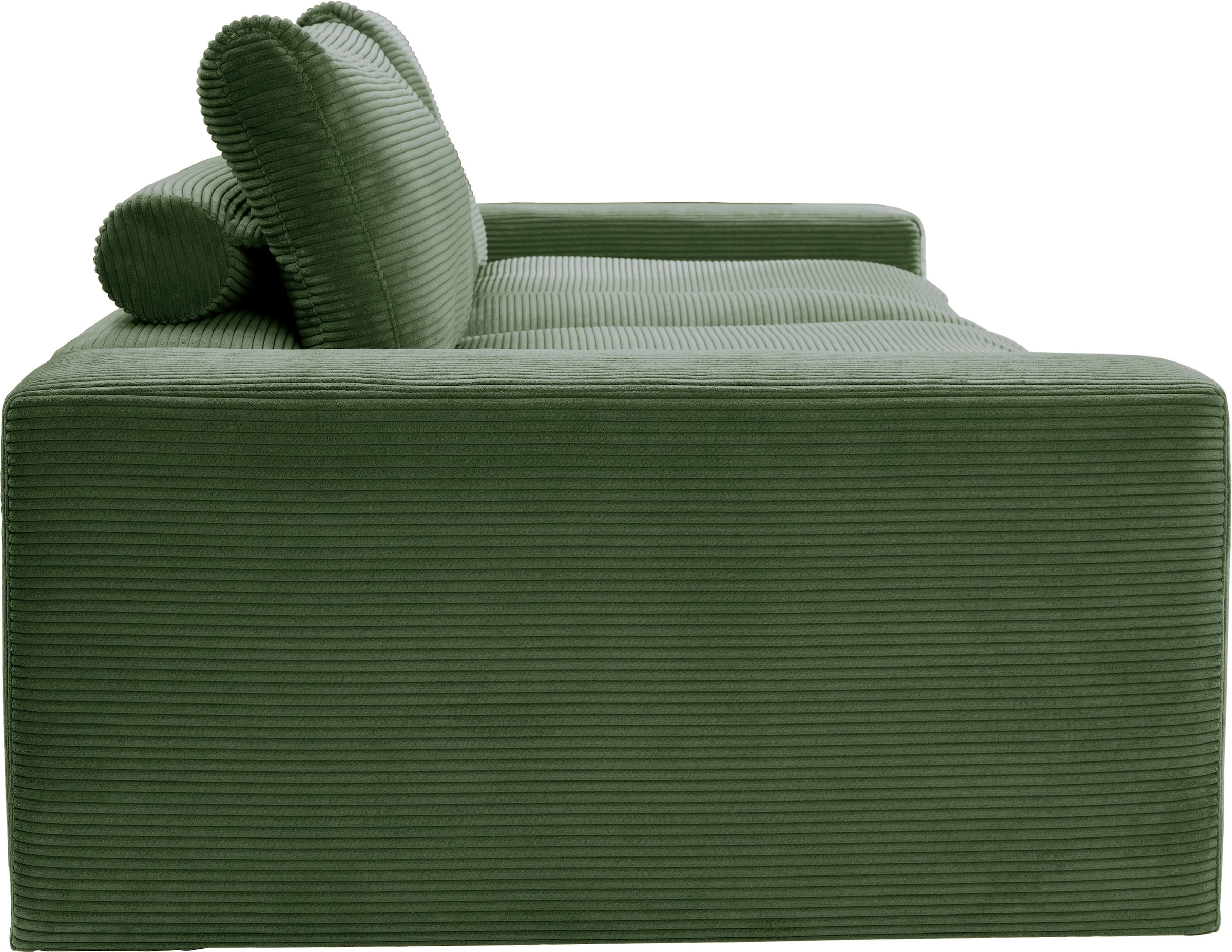 alina Big-Sofa »Sandy«, 296 cm breit und 123 cm tief, in modernem Cordstoff