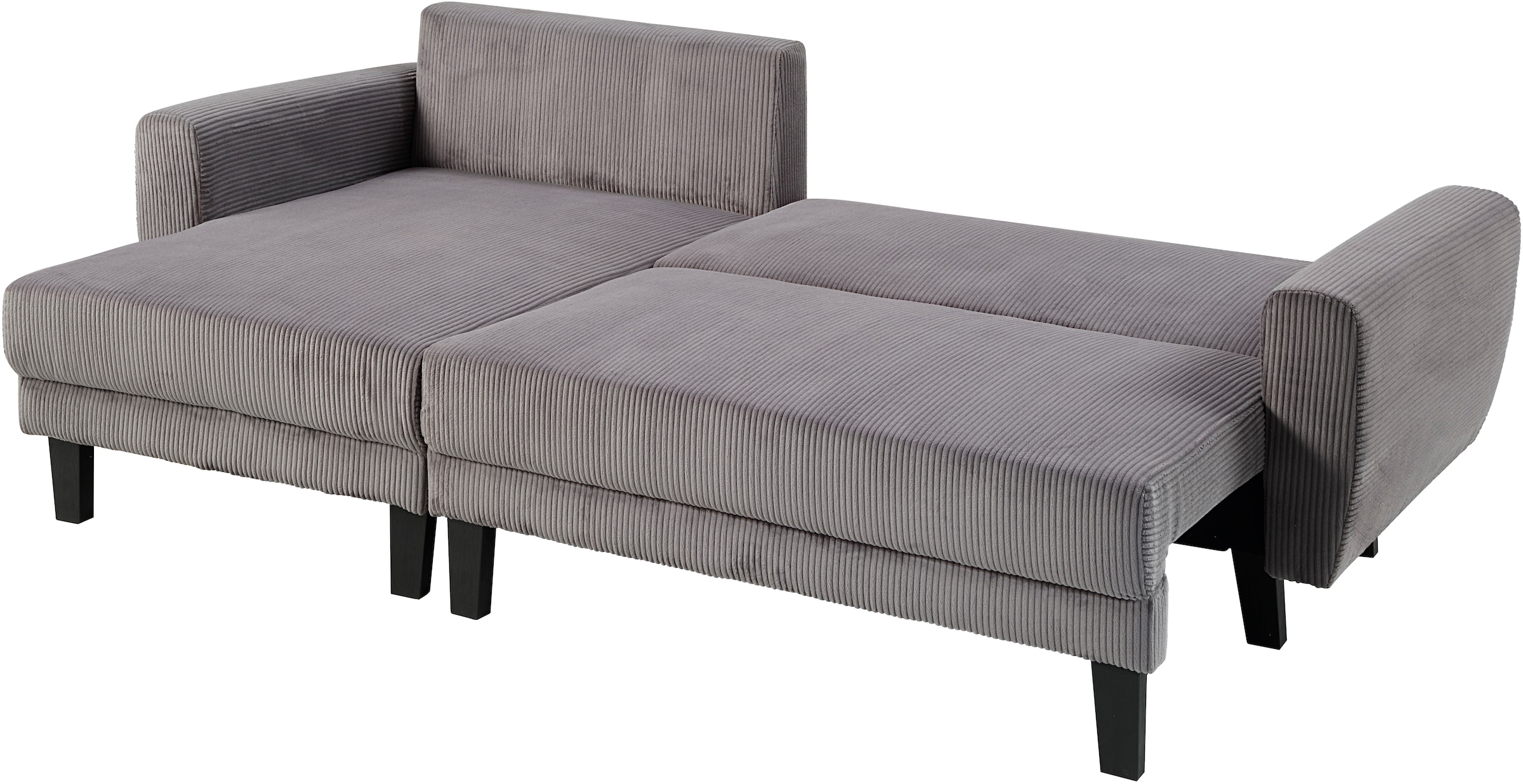 ATLANTIC home collection Ecksofa »Leonid L-Form«, mit Schlaffunktion und Bettkasten