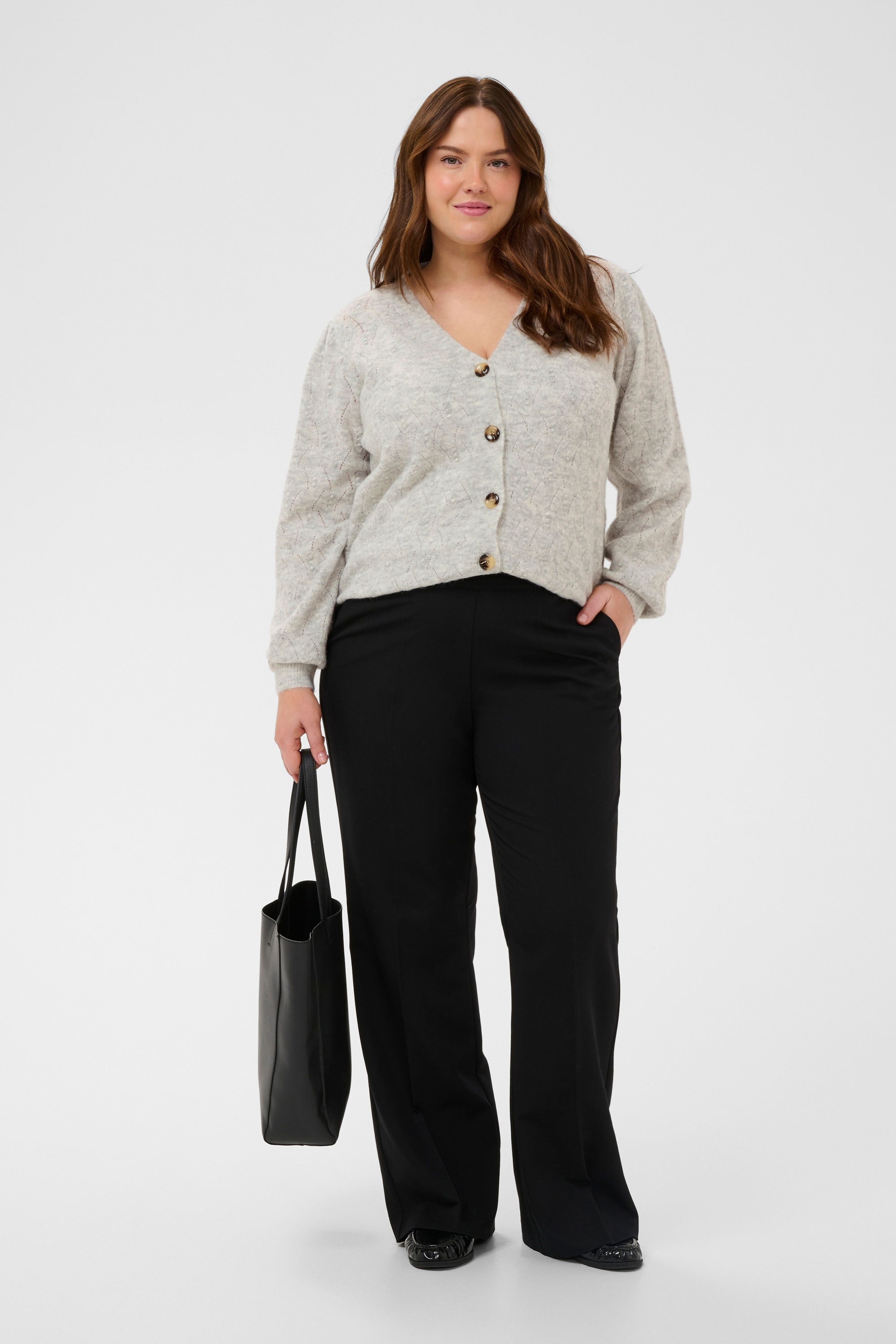KAFFE Curve Strickjacke »Strickjacke KCanita«