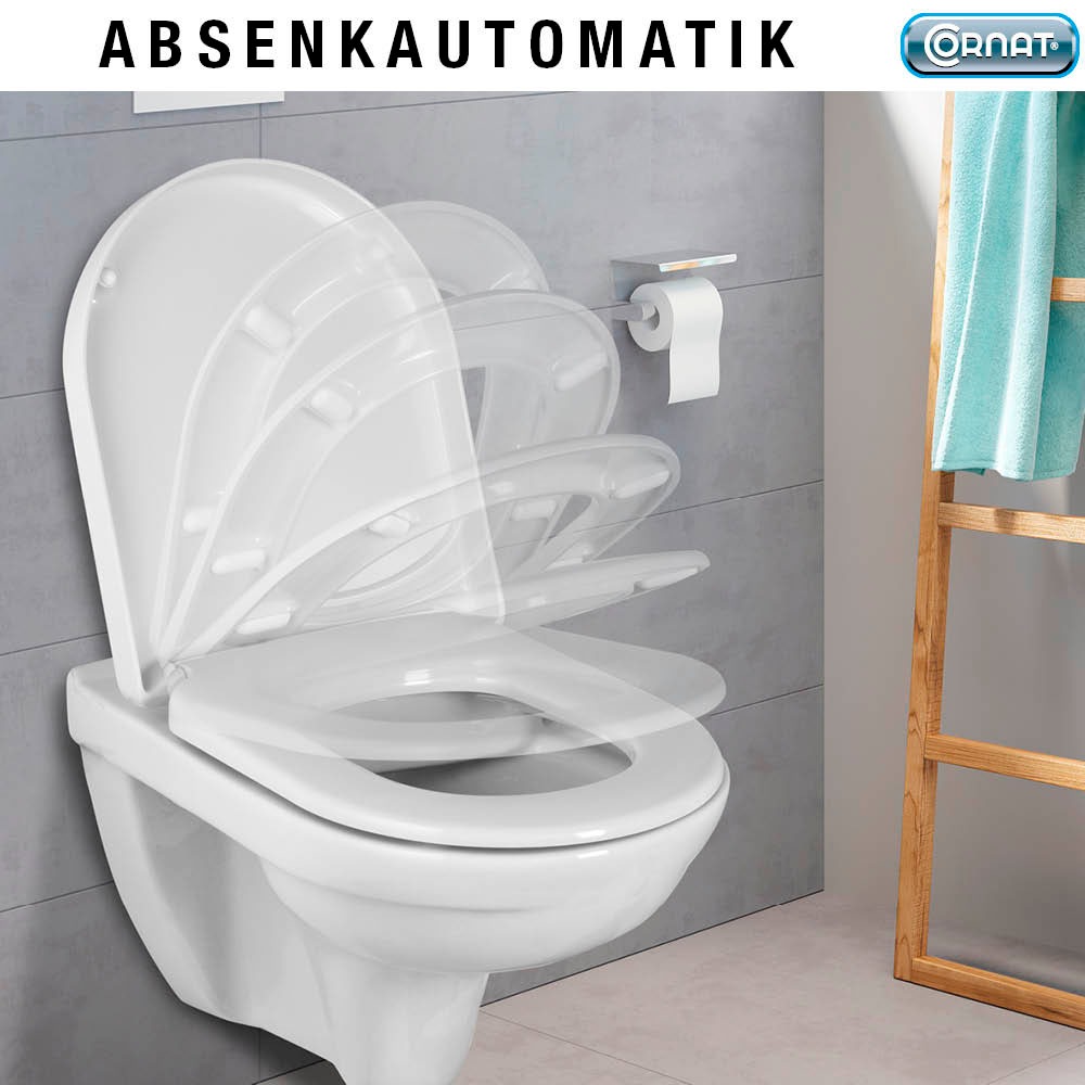 CORNAT WC-Sitz »PREMIUM 10« ergonomisches Design, mit Soft-Close-Funktion