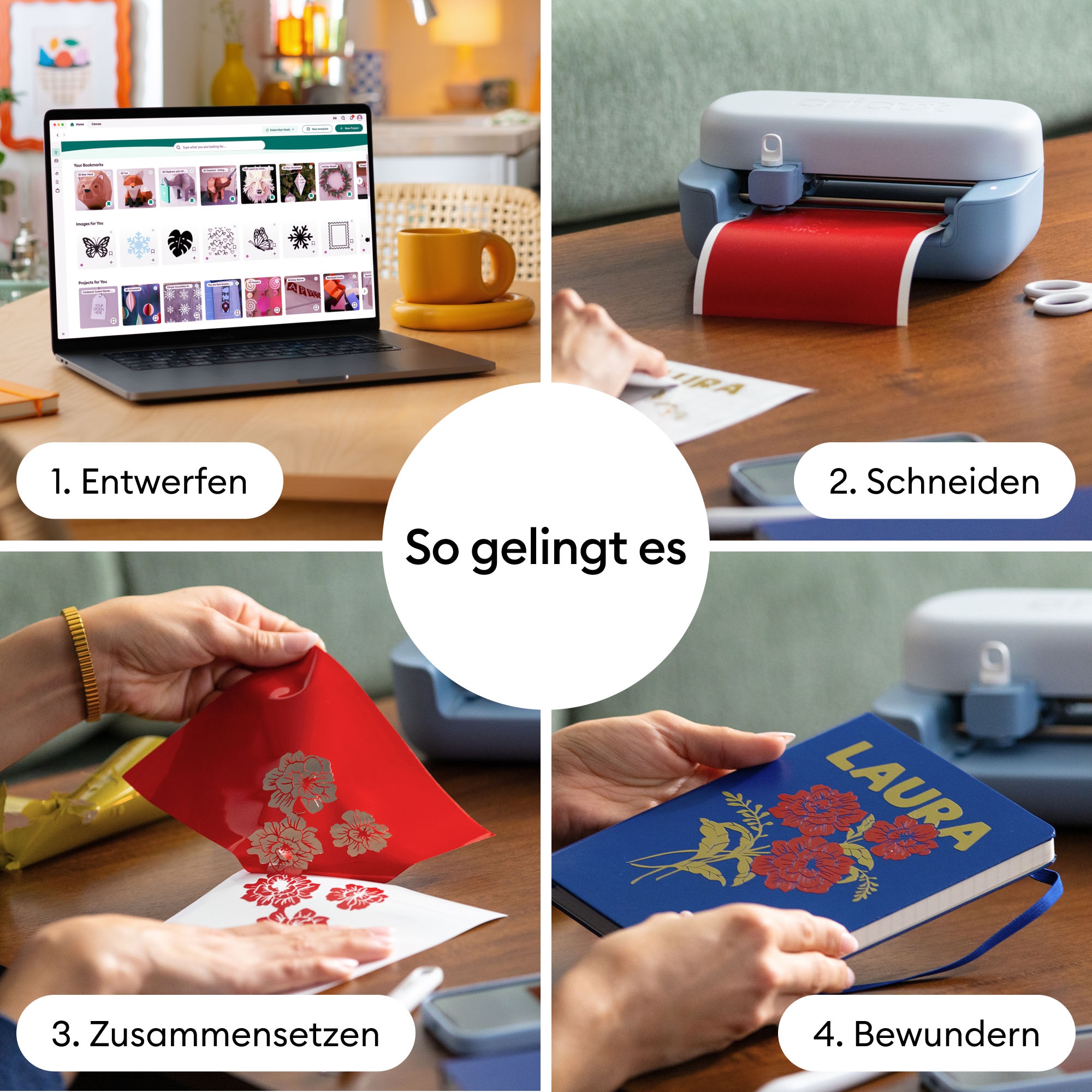 Cricut Schneideplotter »Joy™ 2 + Essential-Bundle«