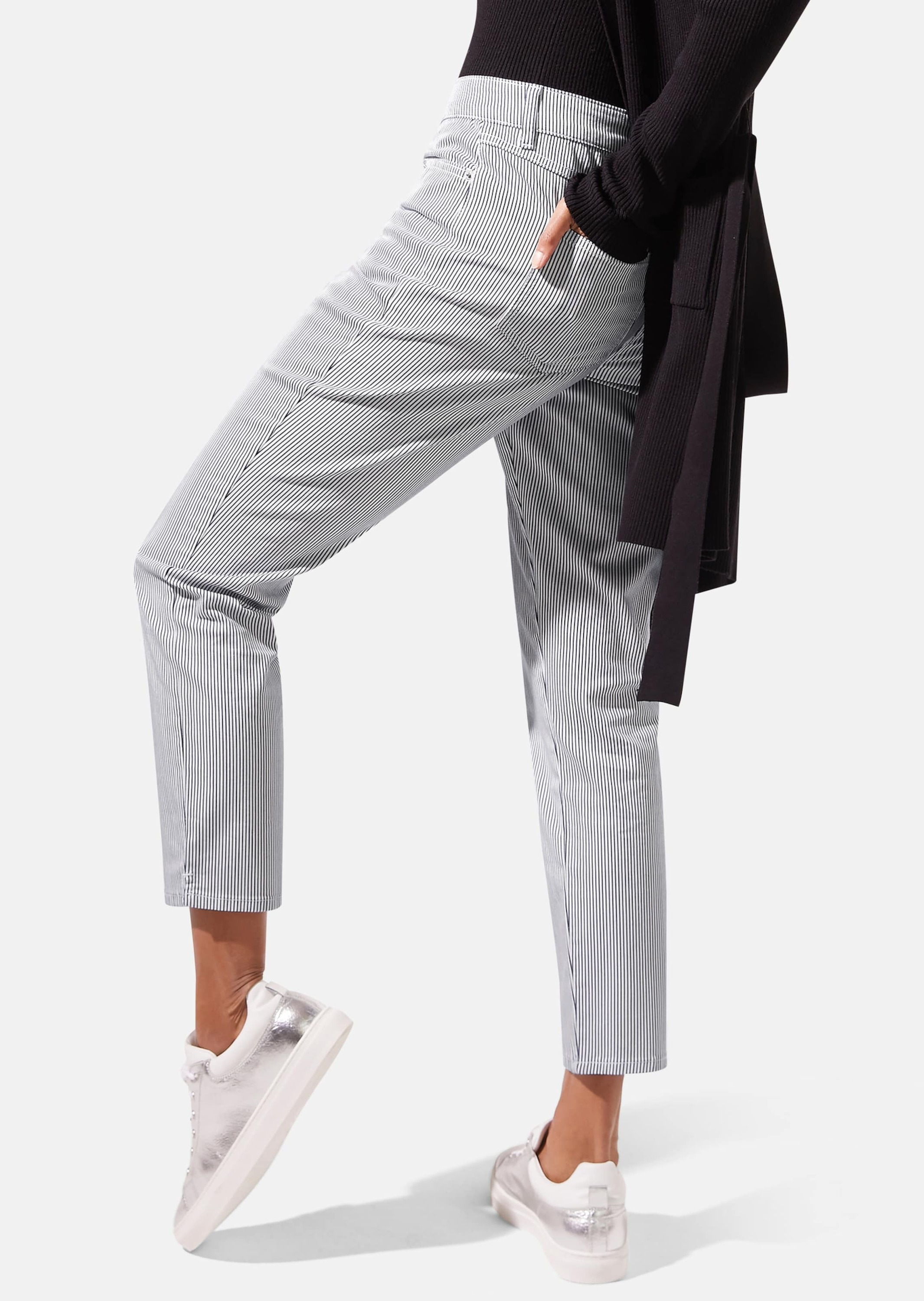 MADELEINE Regular-fit-Jeans »Jeans Fein gestreifte Jeans«