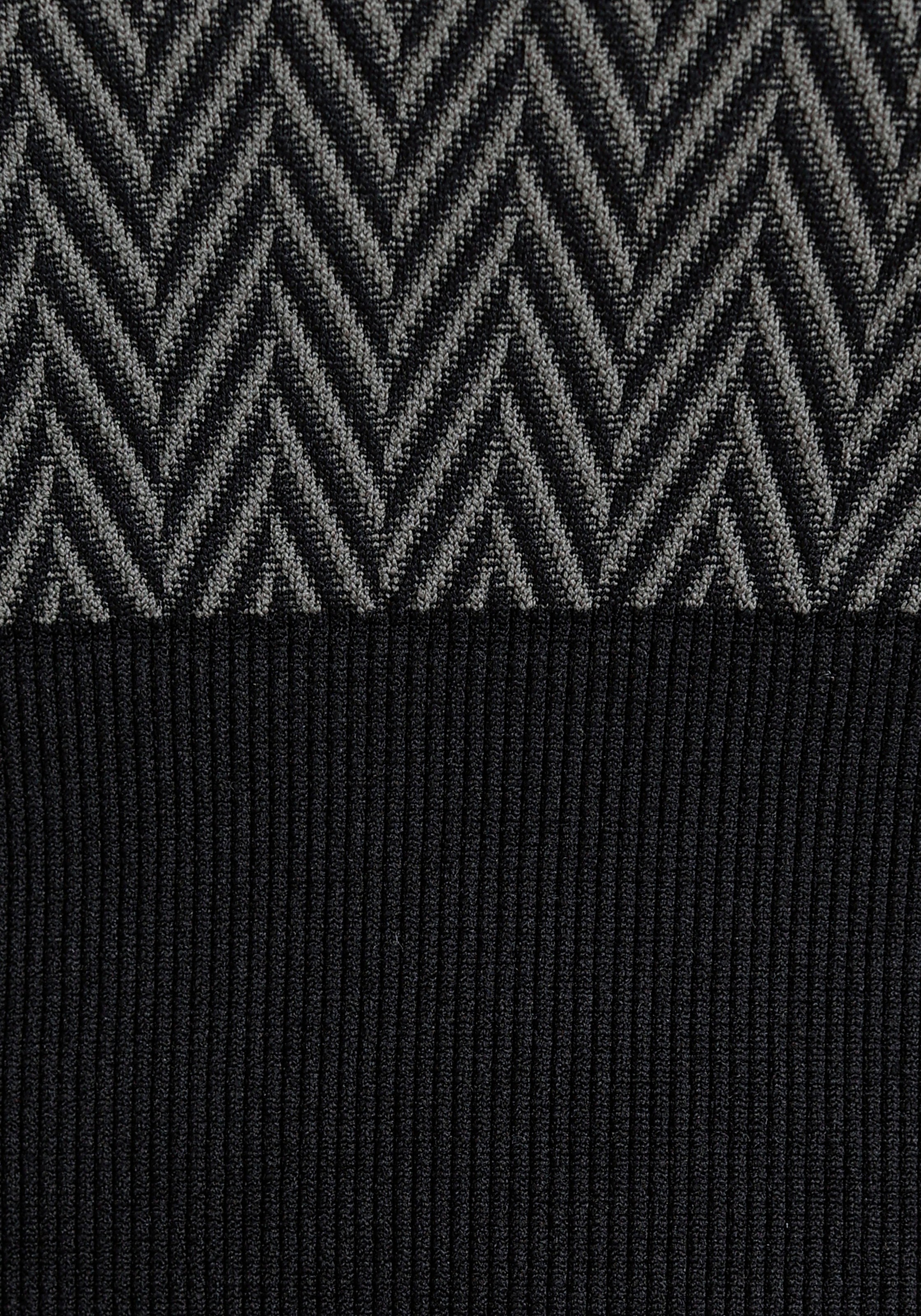 Vivance active Crop-Top, mit breitem Bündchen und Jacquardmuster