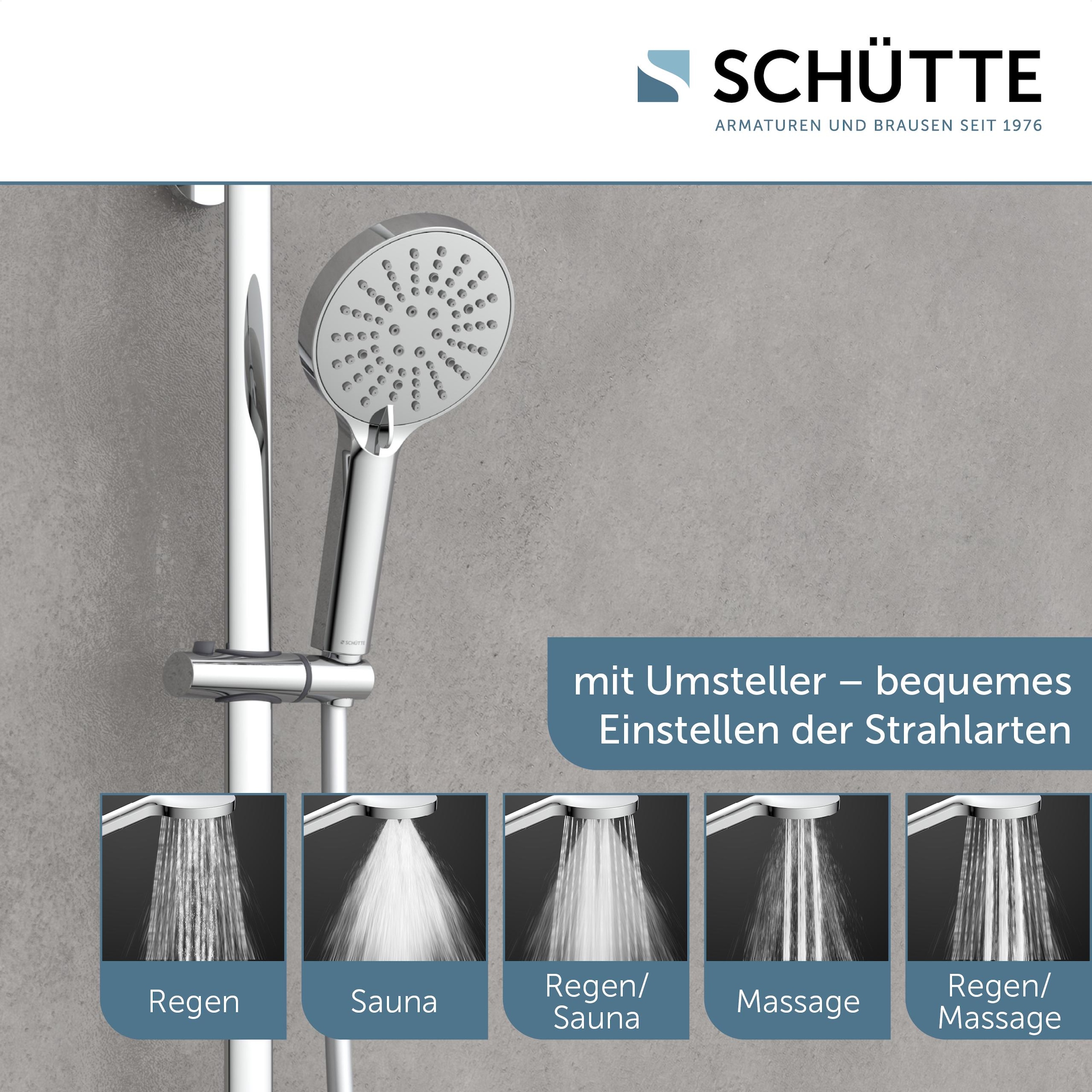 Schütte Duschsäule »MADURA FRESH«, inkl. Wasserspardichtung, Sicherheitssperre, Antikalk, höhenverstellb.