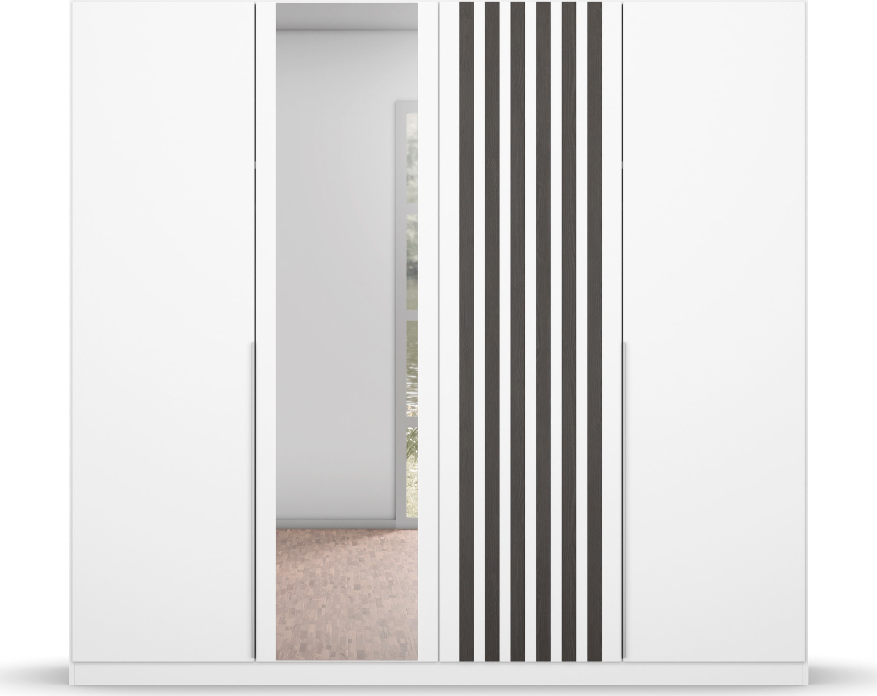 rauch Schlafzimmer-Set »Lamella«, (Set), mit eleganter Lamellenabsetzung