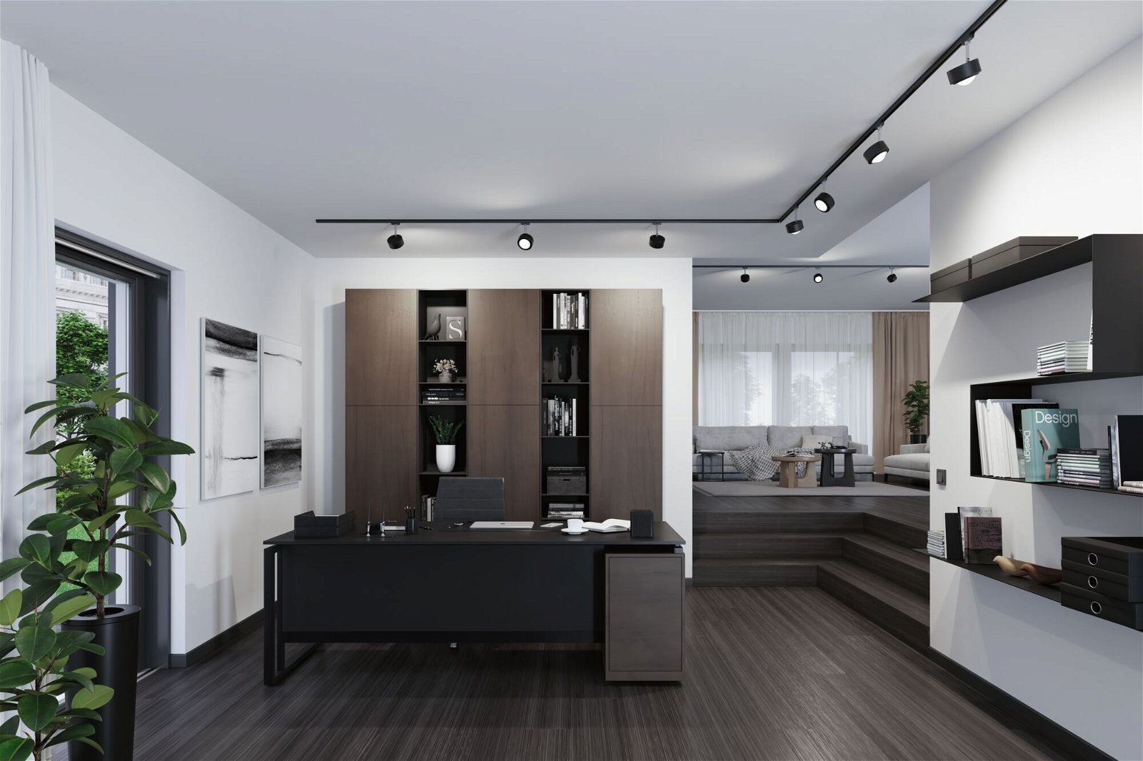 Paulmann Schienensystem-Leuchten »URail Schienenspot Aldan 533,8lm 8W 4000K 230V Schwarz matt, Schwarz« LED-Modul 1 Stk. Neutralweiß dimmbar Einzelspot