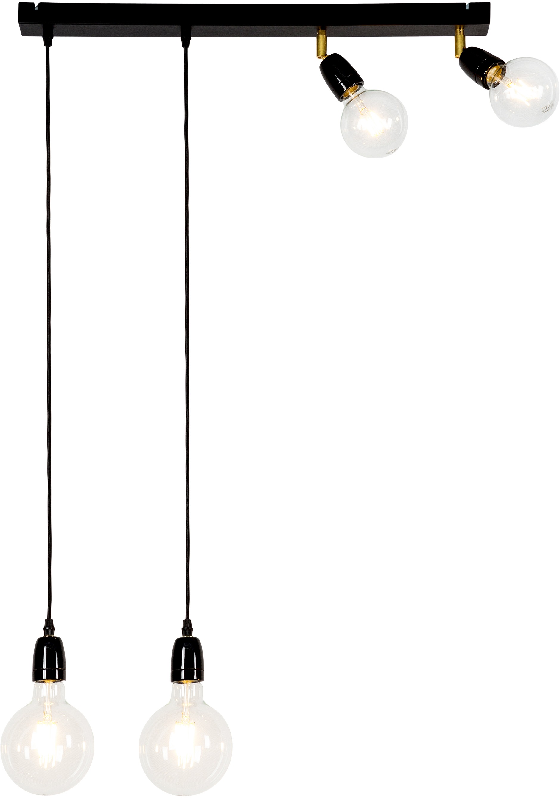 BRITOP LIGHTING Deckenleuchte »Porcia«, 4 flammig, Leuchtmittel E27 | ohne Leuchtmittel-Leuchtmittel wechselbar, Dekorative Leuchte aus Ceramik, passende LM E27- exkl., Made in Europe