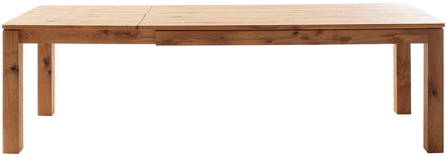 MCA furniture Esstisch »ETNA 4-Fuß Tisch«, (Einzelstück), Massivholz,durchgehende Lamelle,Stollenfuß 10x10cm,Tischplatte 2,5cm