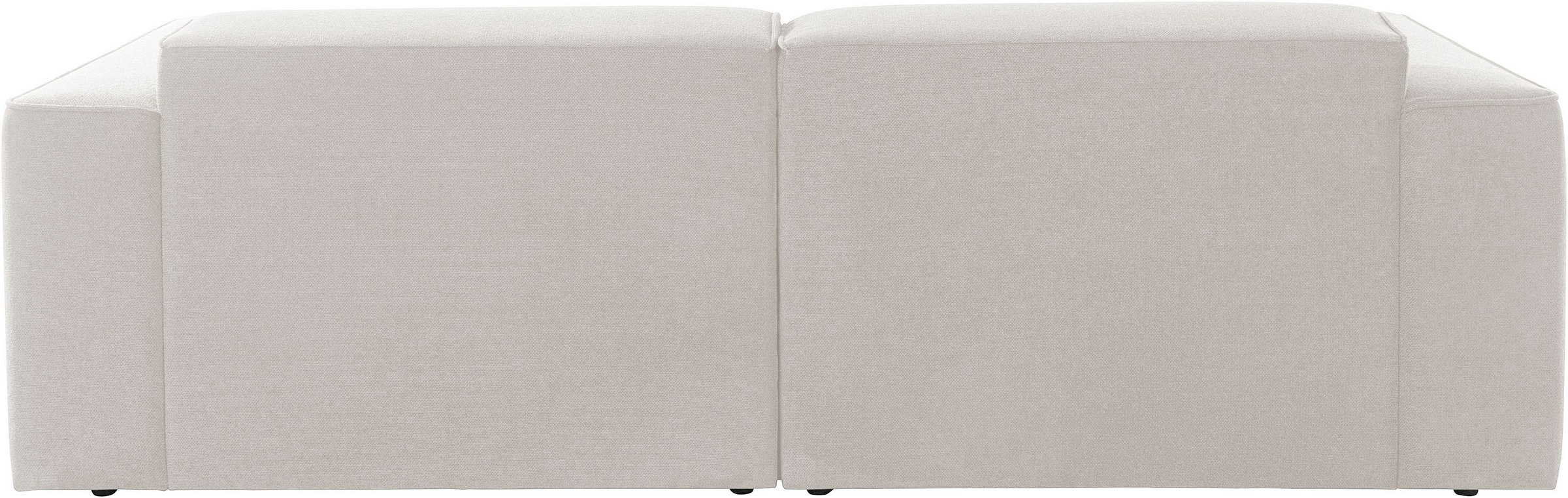 andas Ecksofa »Noord mit Kedernaht, Breite 234 cm«, Cord, Struktur, Webstoff, mit Wellenunterfederung, Massivholzrahmen