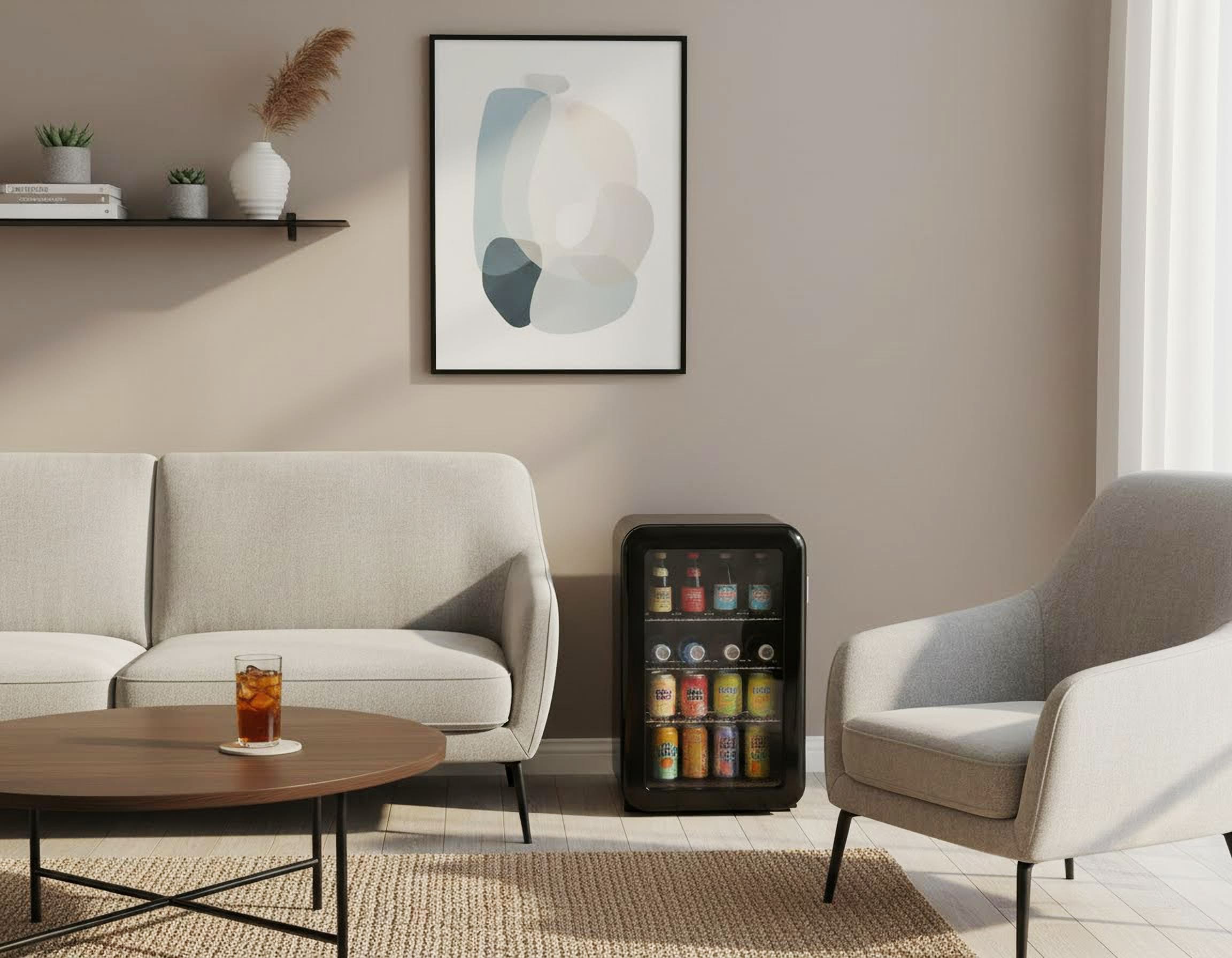 Hanseatic Getränkekühlschrank »HBC68ERBH« 68 cm hoch 44 cm breit