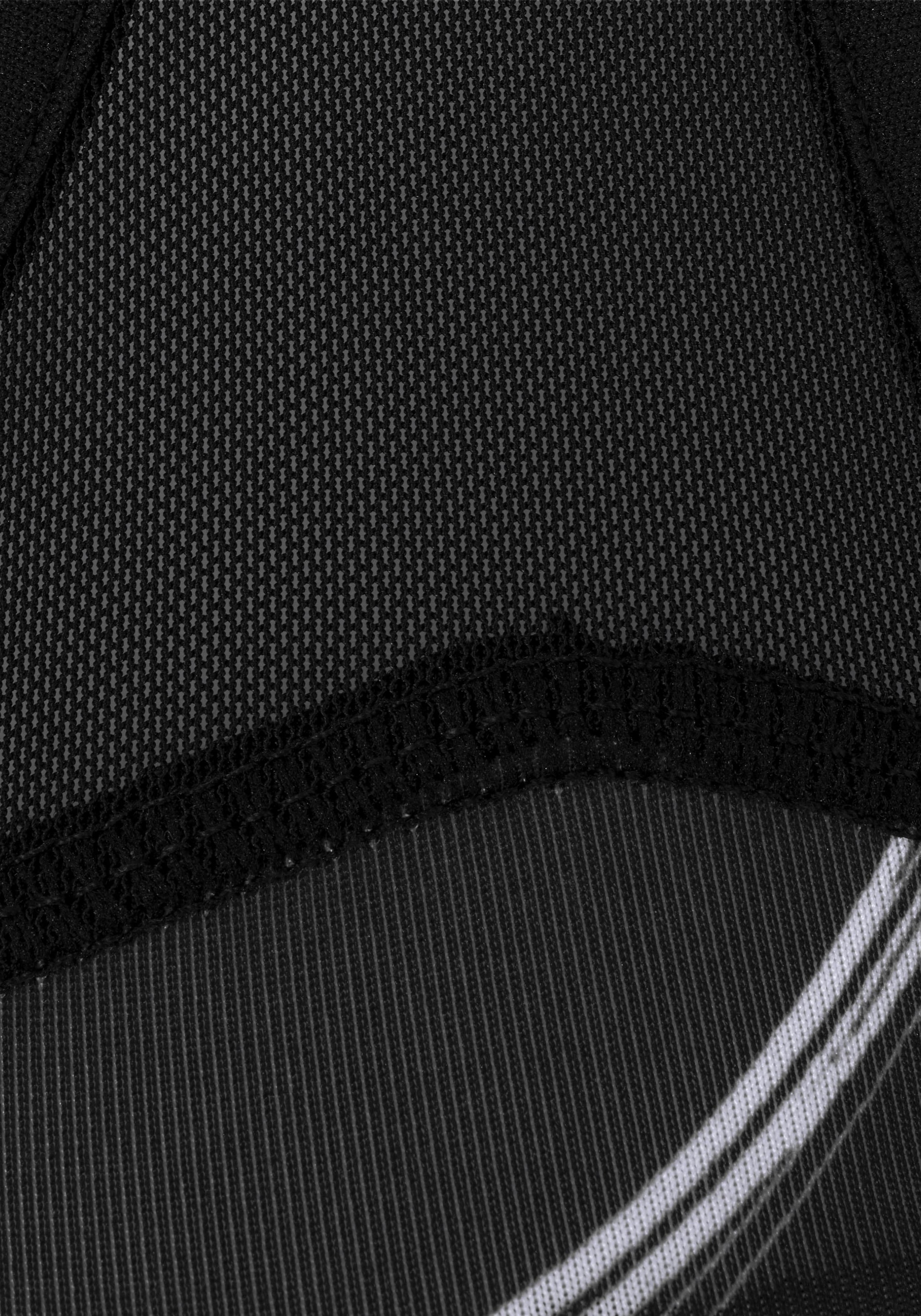 LASCANA ACTIVE Funktionsshirt »Black Marble«, Sporttop mit Racerback und Mesh