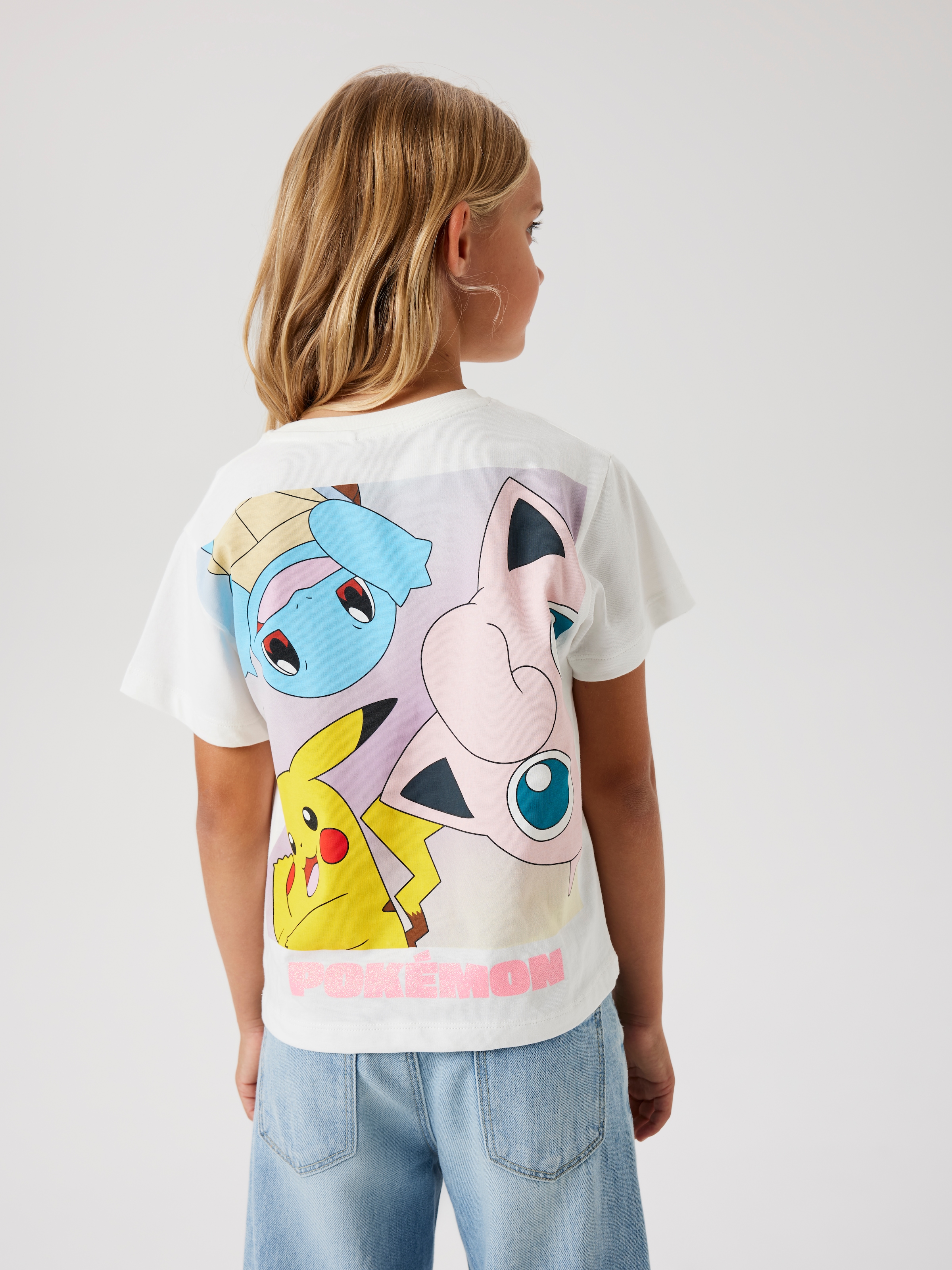 Name It T-Shirt »NKFDYPPI POKEMON SS RLX TOP NOOS SKY« mit tollem Pokémon Brust- und großem Rückenmotiv