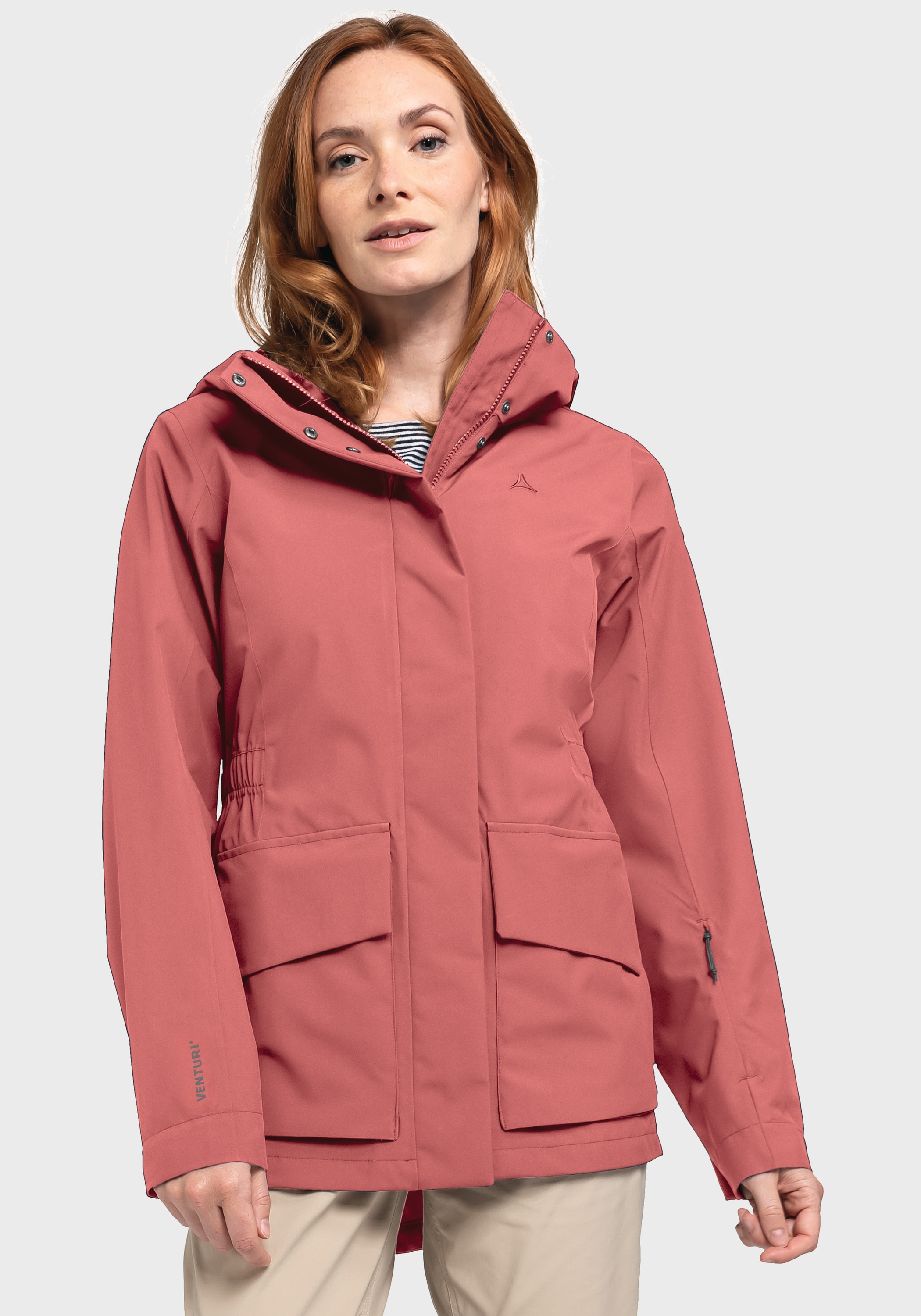 Schöffel Outdoorjacke »Jacket Geneva L«, mit Kapuze