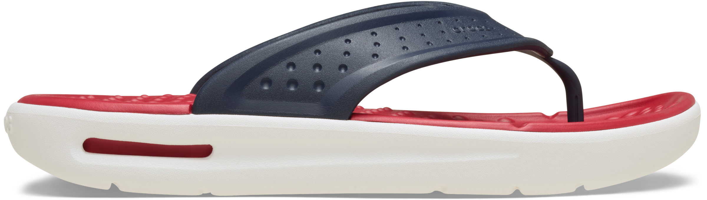 Crocs Zehentrenner »In Motion Lite Ride Flip«  Badeschuh, Sommerschuh, Strandschuh mit Zehensteg