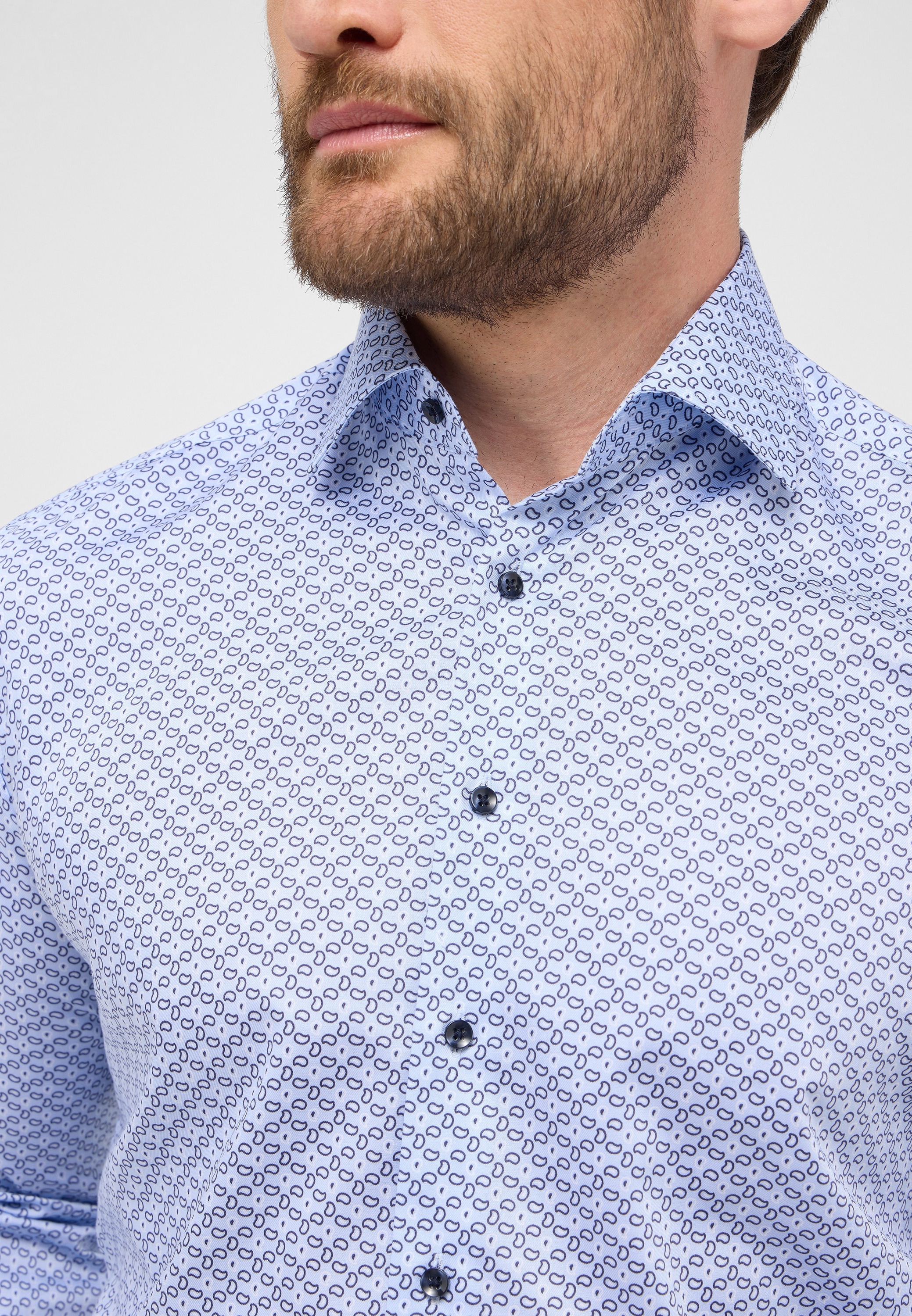 Eterna Langarmhemd »COMFORT FIT«, NON IRON (bügelfrei)