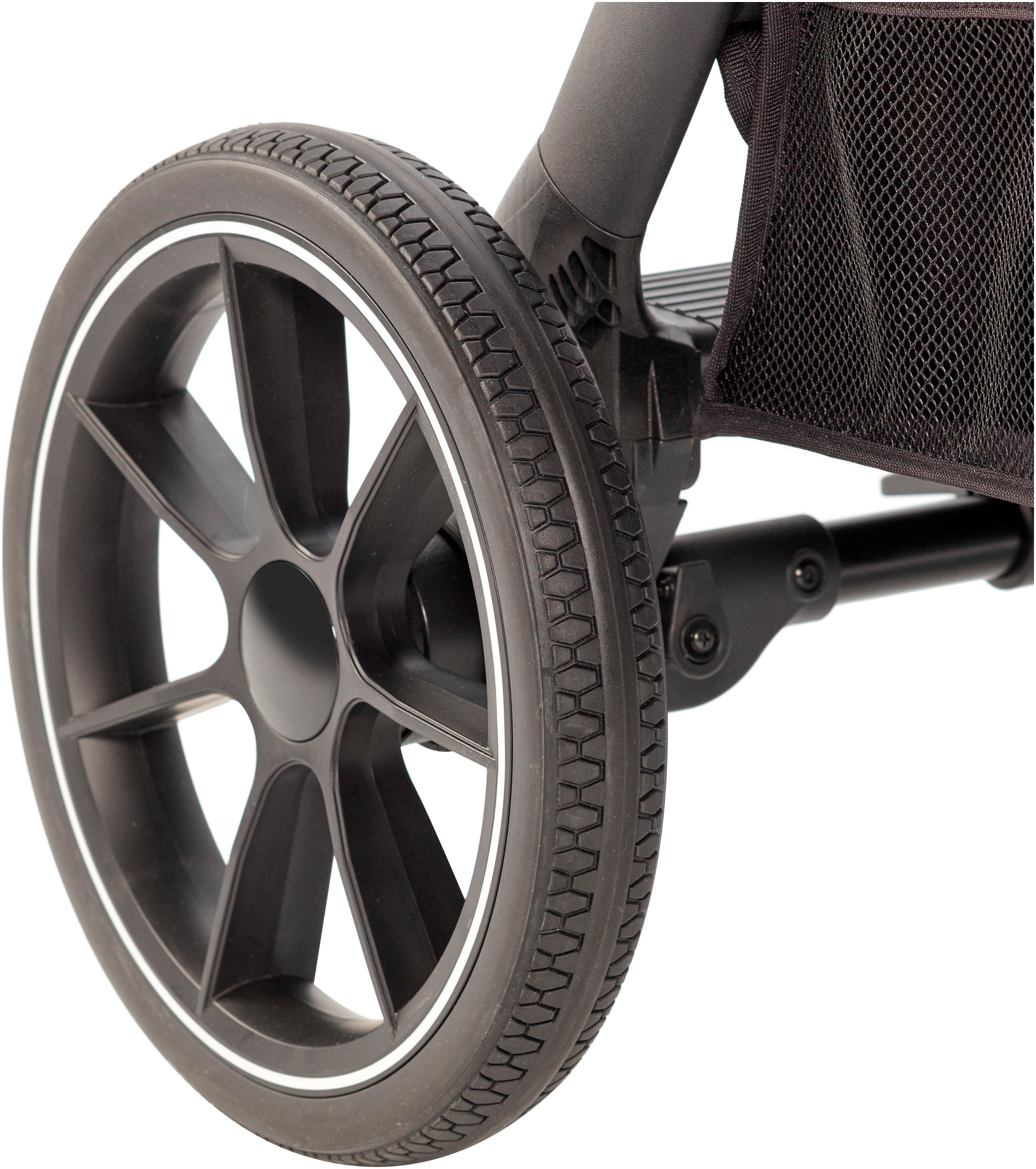 BabyGo Zwillingswagen »Duo«, inklusive Babywannen, Babyschalen, Regebezüge & Wickeltasche