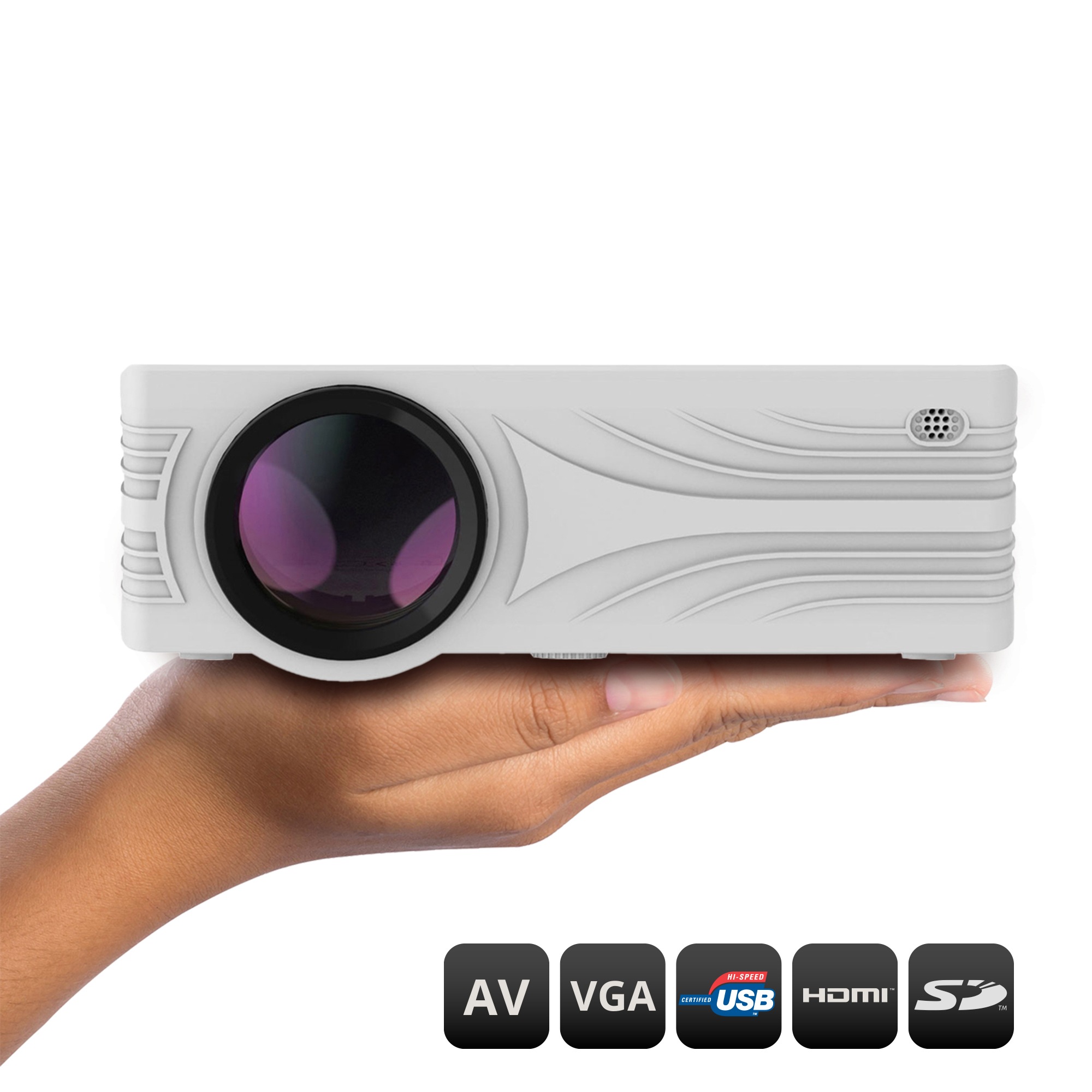 LA VAGUE LCD-Beamer »LED-Projektor LV-HD200«, Interner Lautsprecher