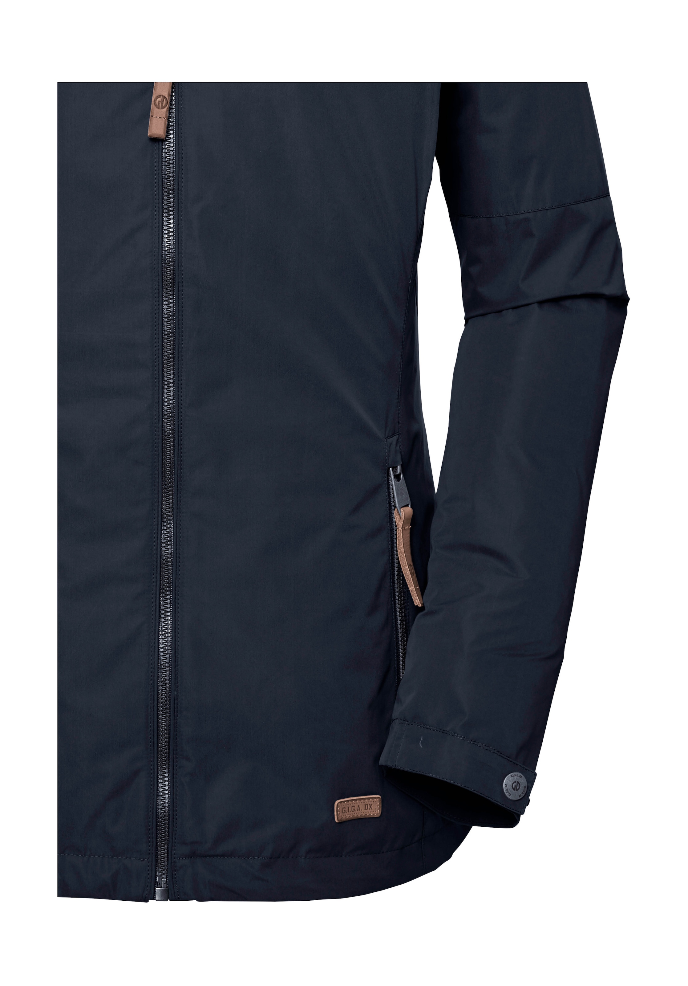 G.I.G.A. DX by killtec Funktionsjacke »GS 18 WMN JCKT«, Wasserabweisende Jacke mit Kapuze, Kinnschutz und viel Stauraum