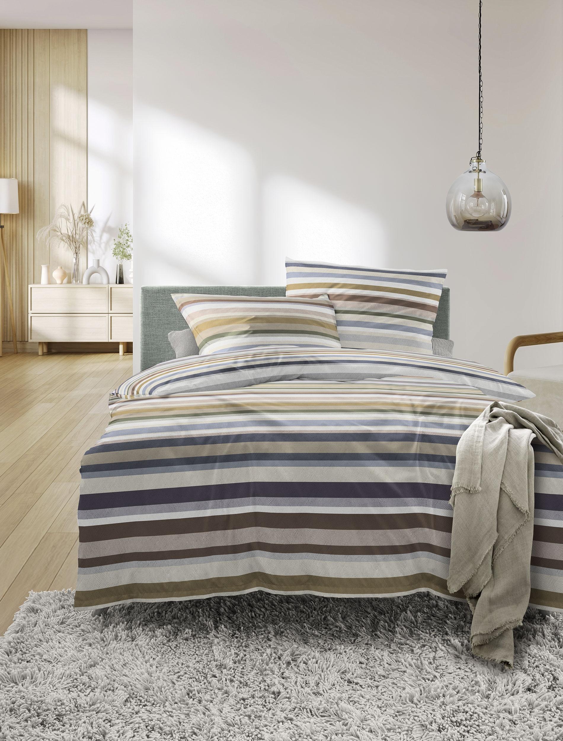 Irisette Bettwäsche »Wave 8690« 2 anschmiegsam und atmungsaktiv, Ganzjahresqualität