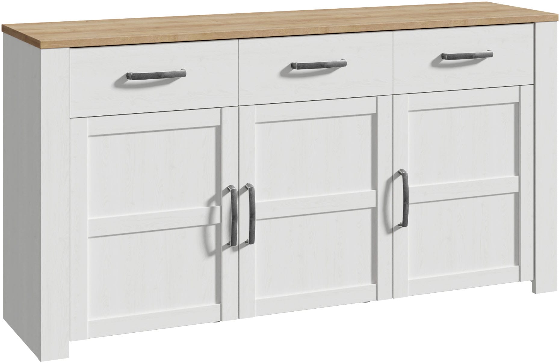 FORTE Sideboard »Bohol, Sideboard, Soft-Close, Stauraum« B/H/T 166,1/87/42cm, 3 Türen, 3 SK