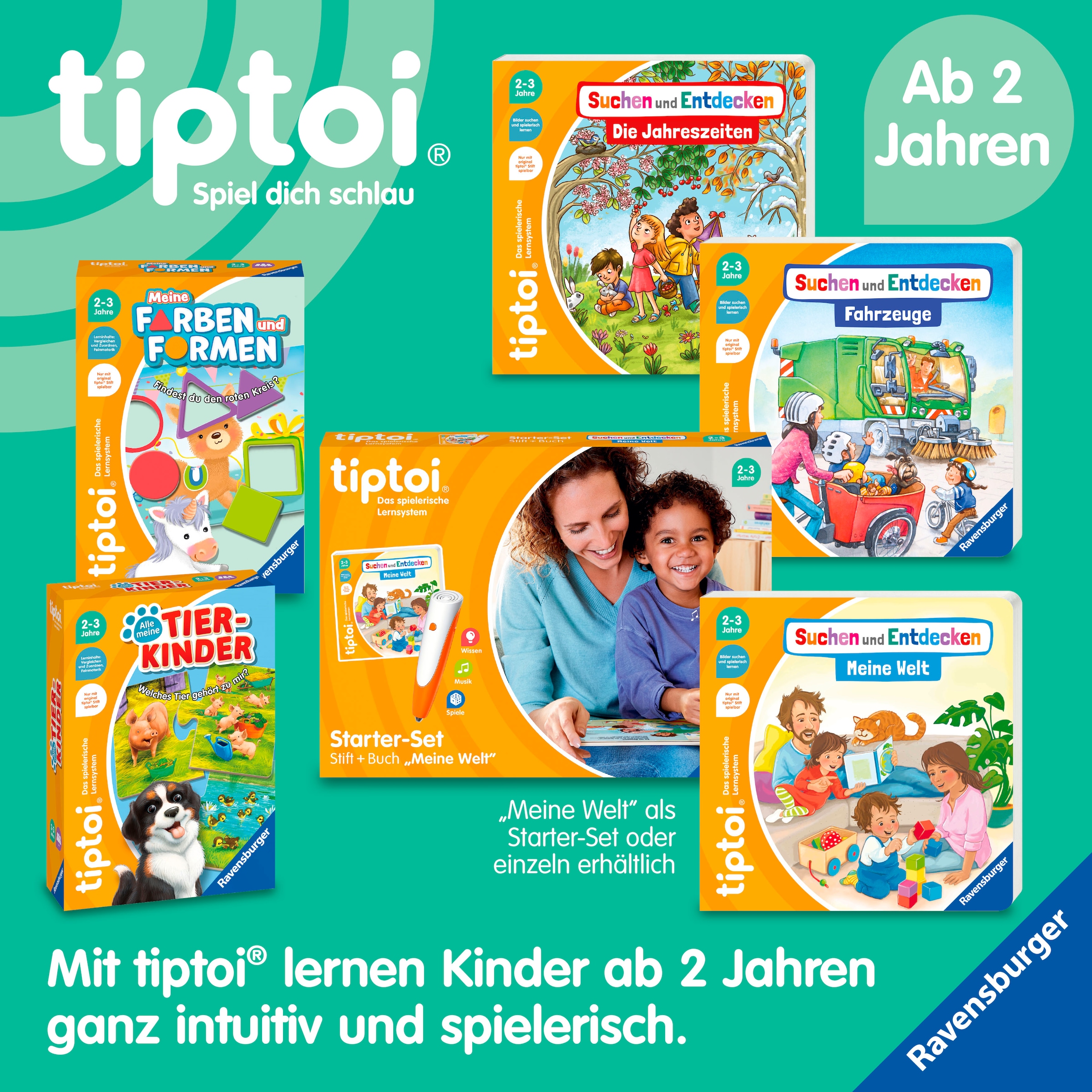Ravensburger Kinderbuch »tiptoi® Abenteuer Großwerden - Piet kommt in den Kindergarten« Made in Europe