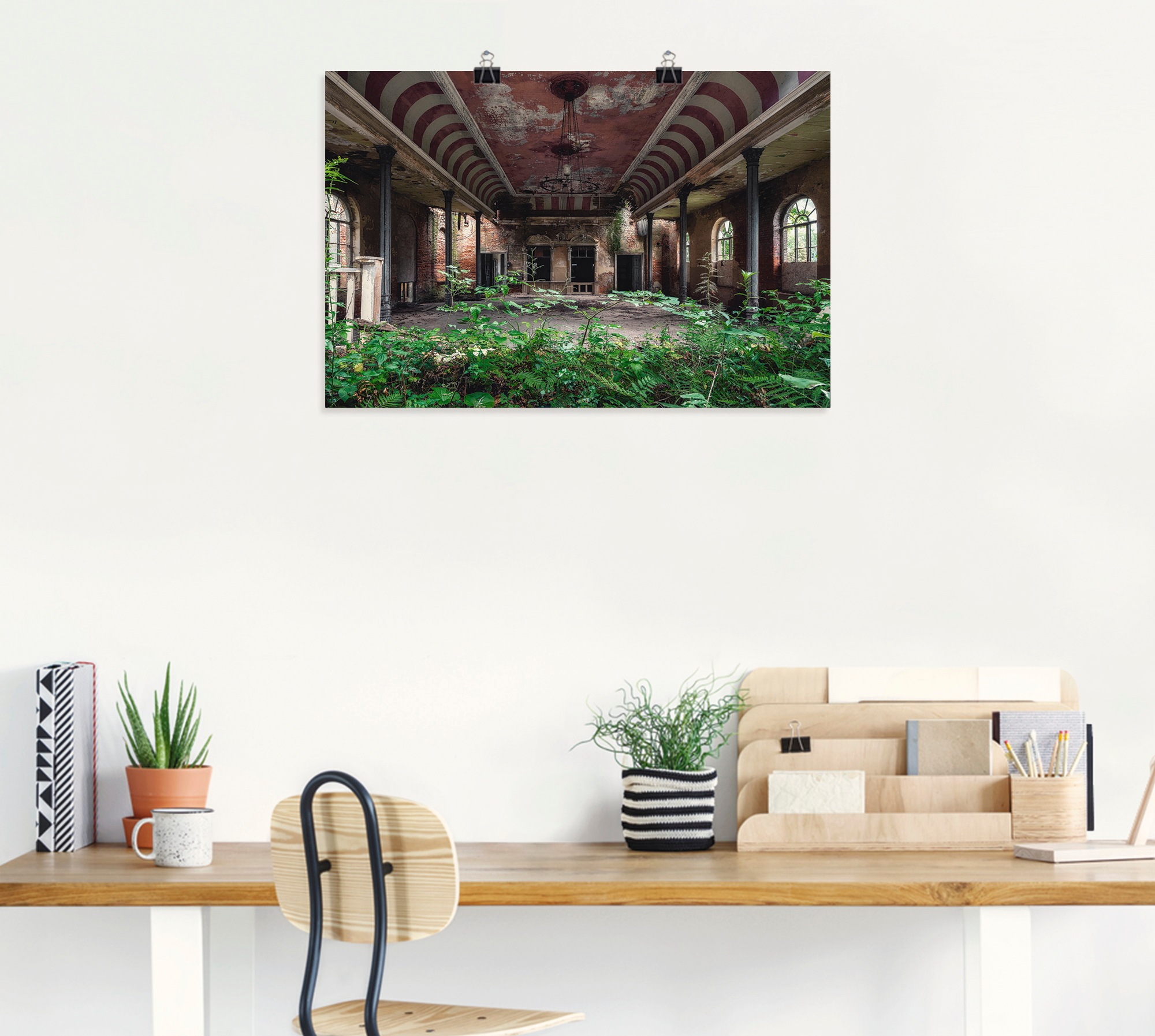 Artland Wandbild »Lost Places - Tanzsaal - verlassen«, Gebäude, (1 St.), als Leinwandbild, Poster in verschied. Größen