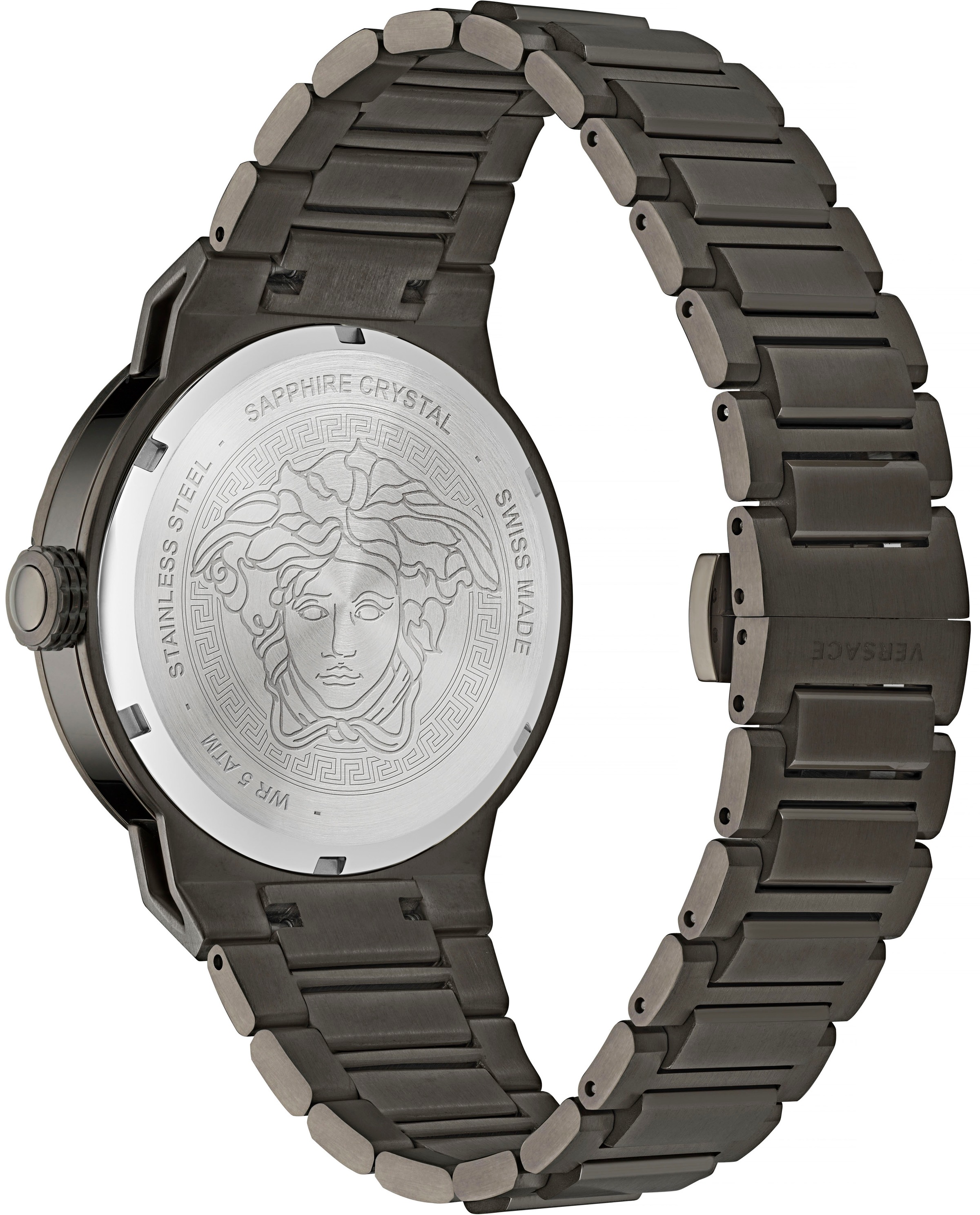 Versace Quarzuhr »MEDUSA INFINITE GENT, VE7E00723«, Armbanduhr, Herrenuhr, Swiss Made, Leuchtzeiger, Saphirglas, analog