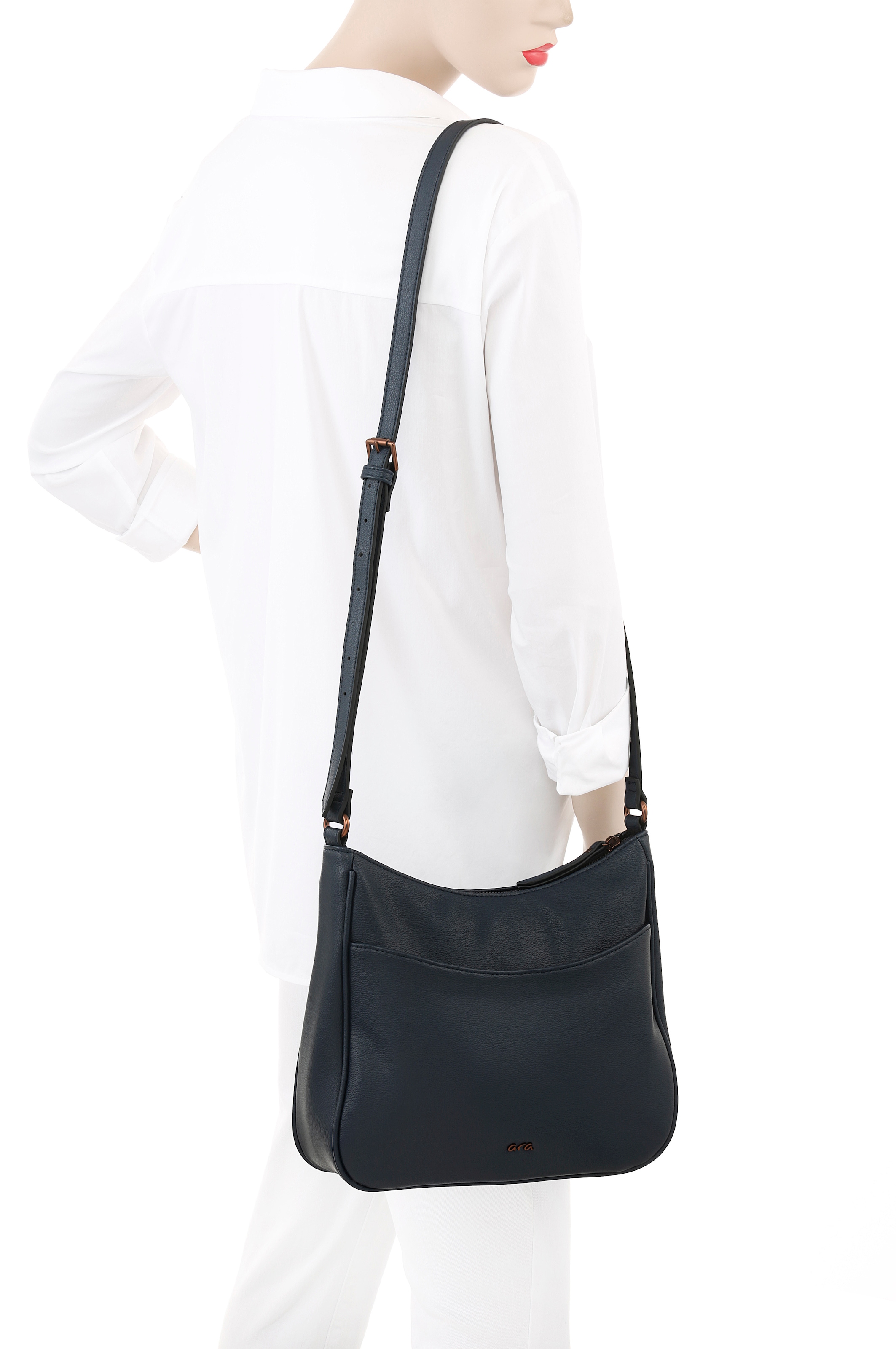 Ara Umhängetasche, Schultertasche, Businesstasche mit Schlüsselhalter