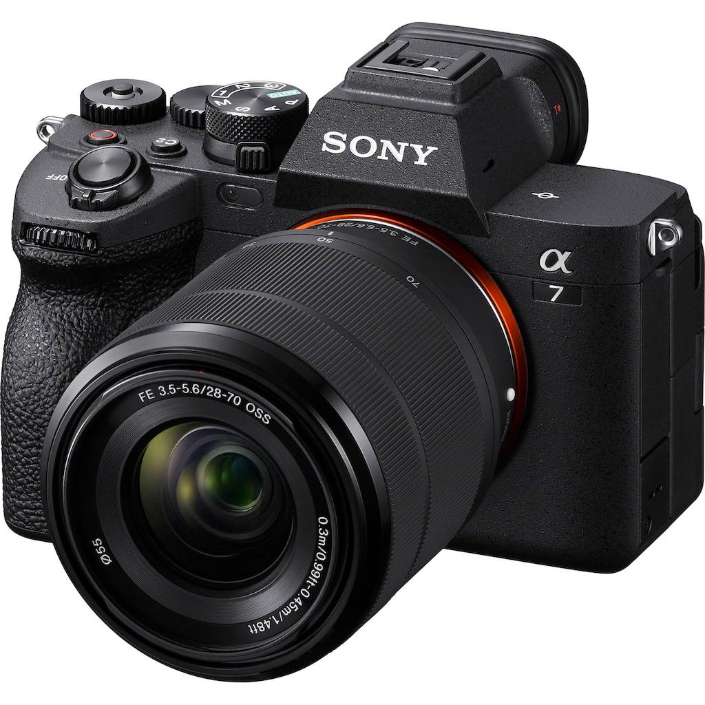 Sony Systemkamera »ILCE-7M4K«, Sony FE 28-70mm f3.5-5.6 OSS, 33 MP, WLAN-Bluetooth