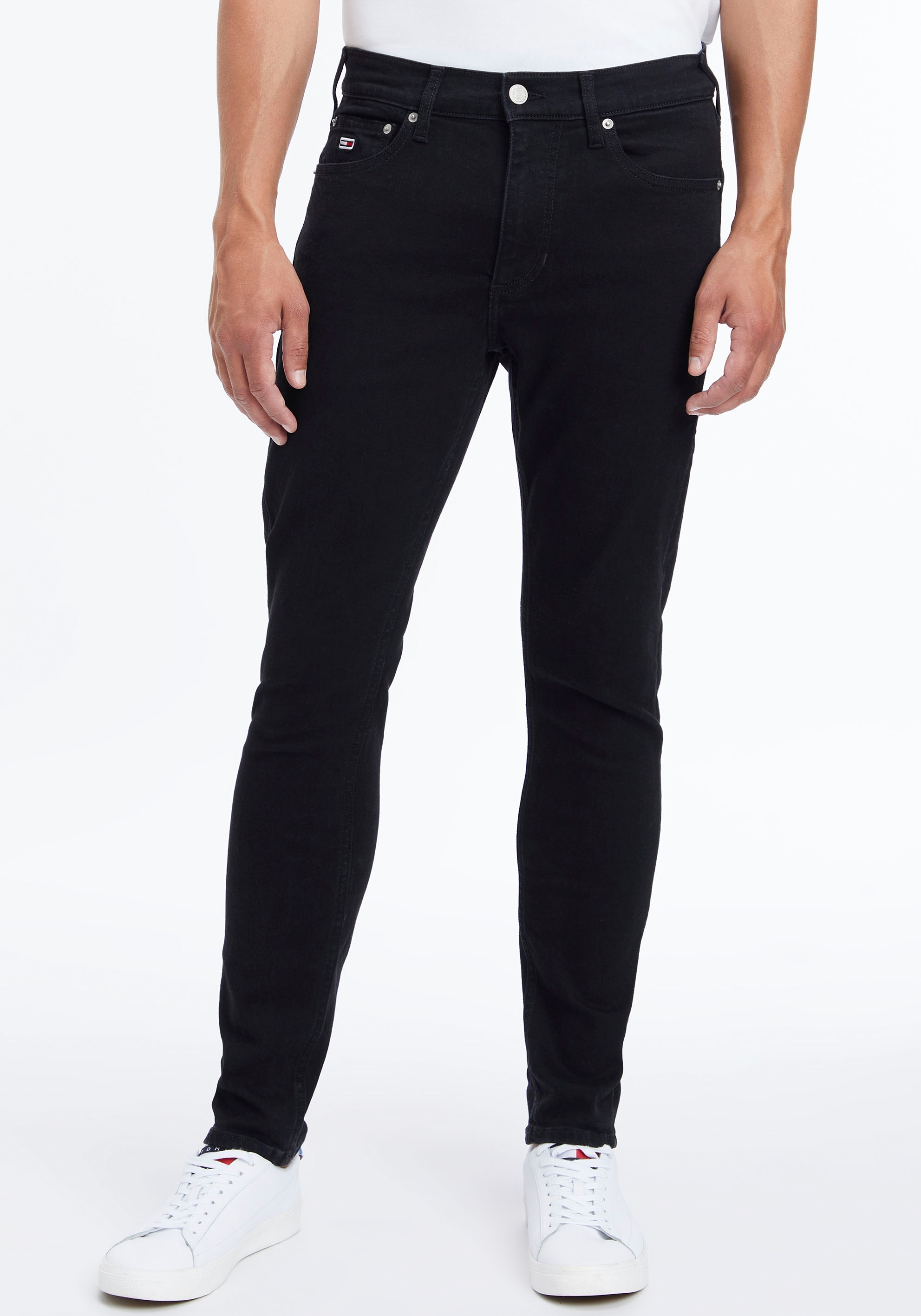 Tommy Jeans Slim-fit-Jeans »SCANTON Y SLIM«, mit Tommy Jeans Knopf & Nieten kaufen