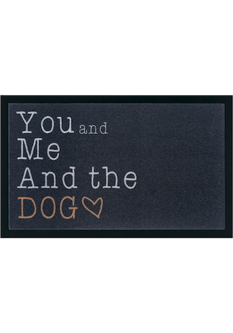 my home Fußmatte »Dog«, rechteckig, 5 mm Höhe, In- und Outdoor geeignet, Rutschfest,... kaufen