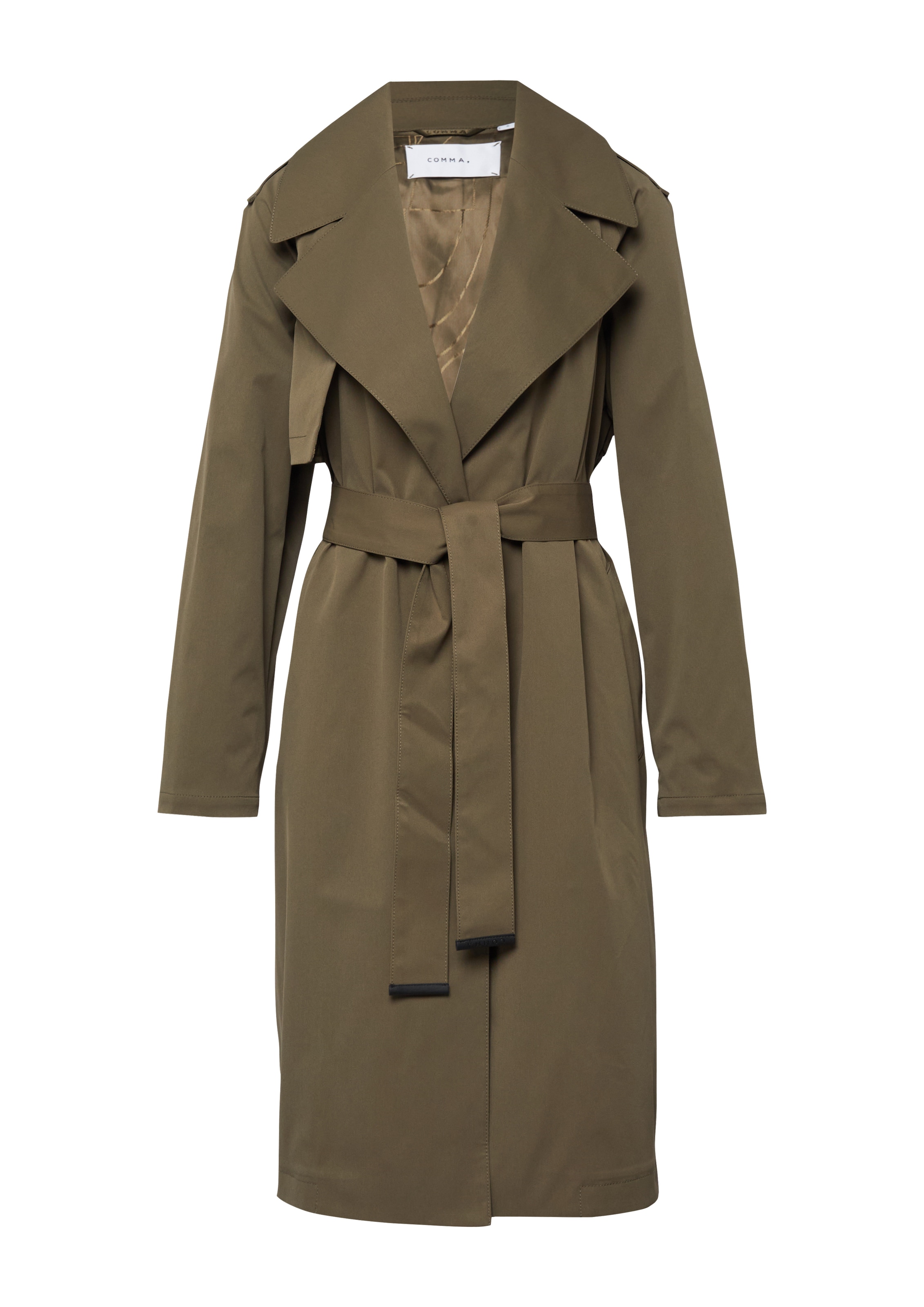 Comma Trenchcoat mit Bindegürtel