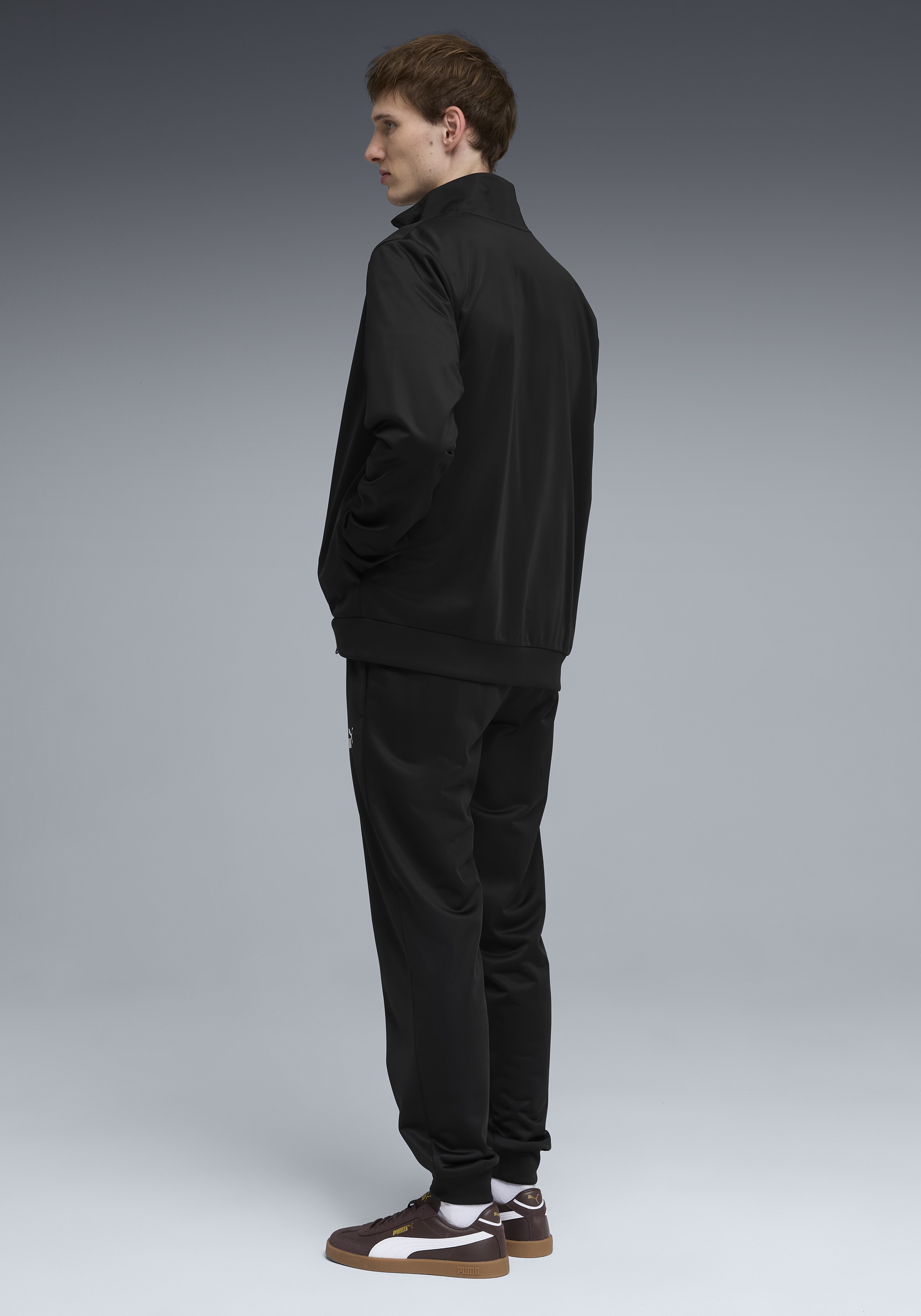 PUMA Trainingsanzug »ESS POLY SUIT« 2 tlg. Regular Fit, ohne Kapuze