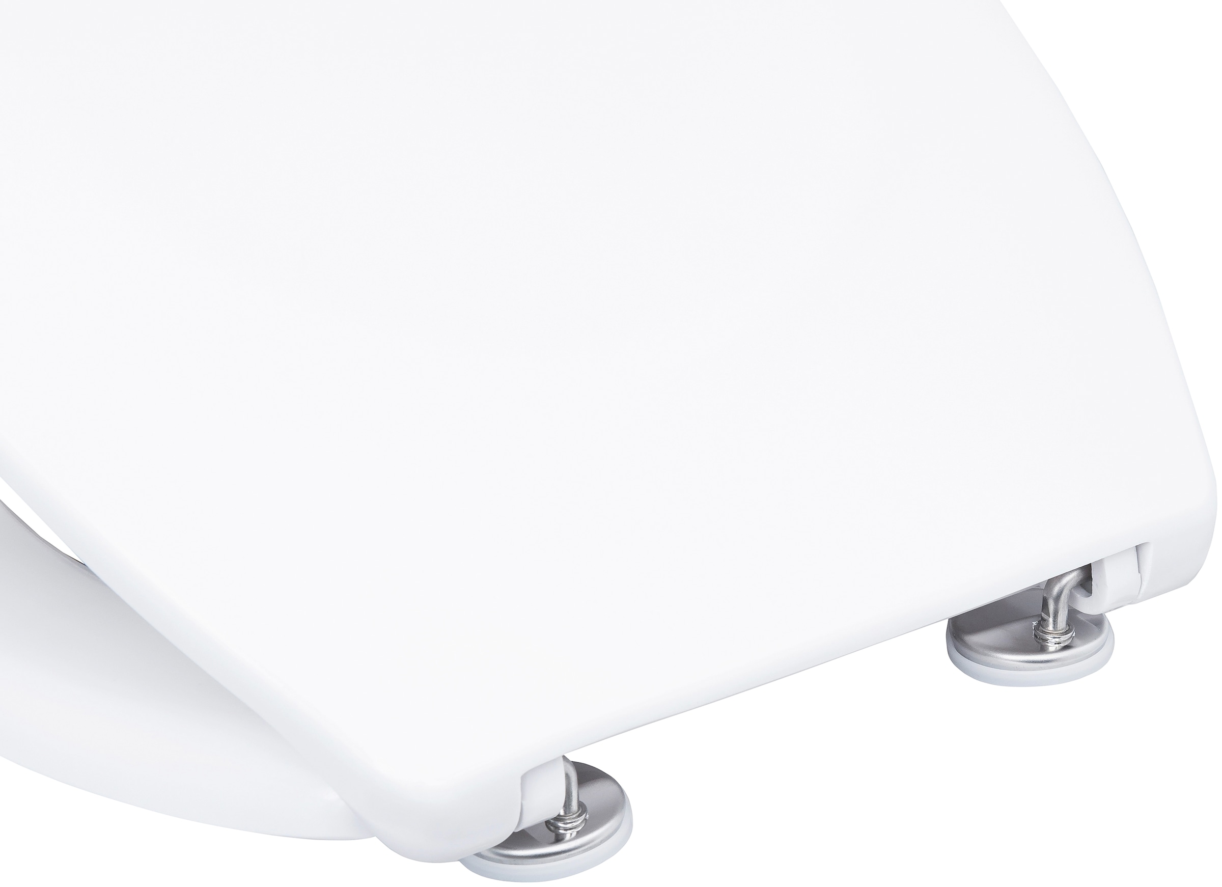 CORNAT WC-Sitz »Klassisch weißer Look - Pflegeleichter Duroplast« Schlichtes Design passt in jedes Badezimmer / Toilettensitz