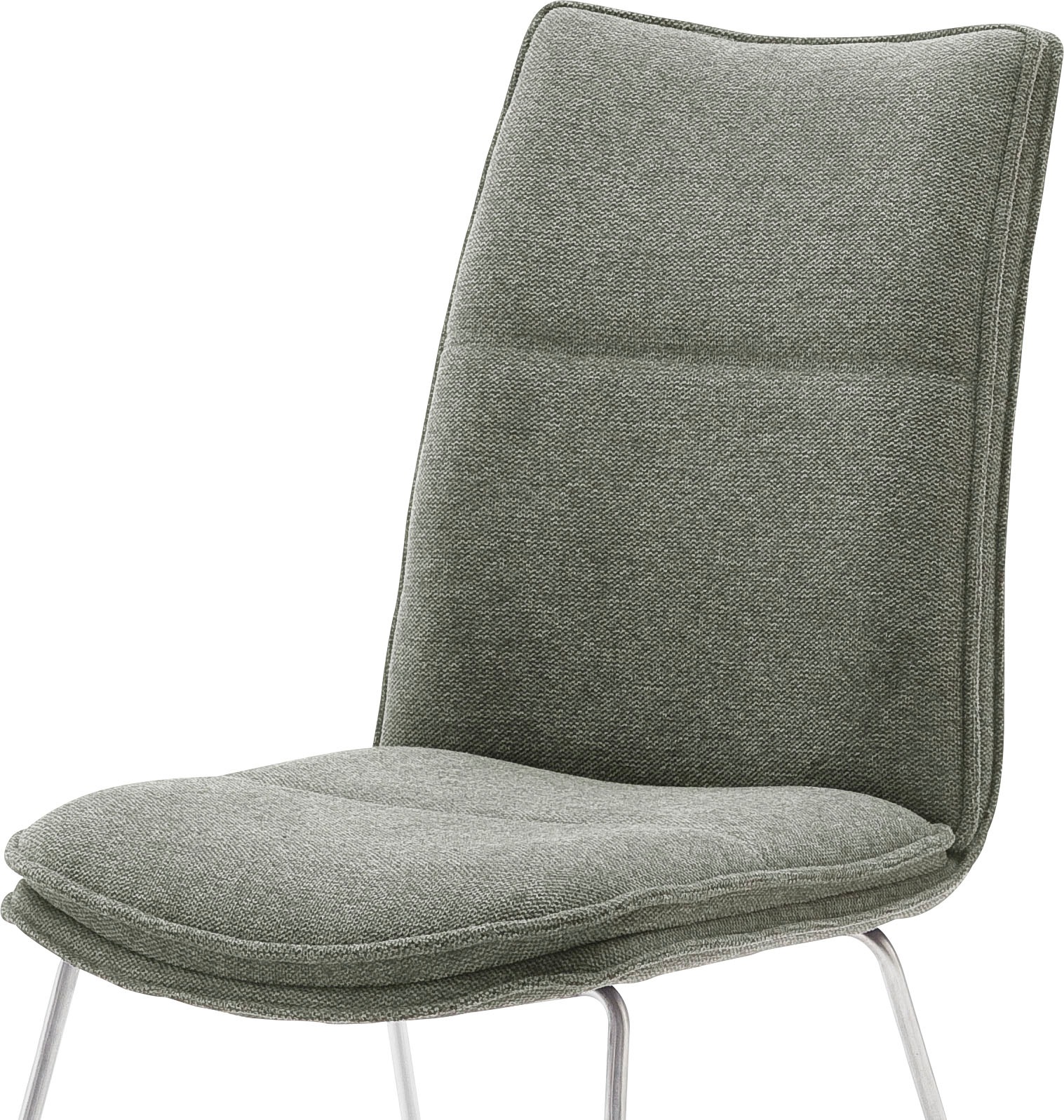 MCA furniture Stuhl »Hampton«, (Set), 2 St., Chenilleoptik, 2er Set, mit Griff, Belastbarkeit 120 Kg, Sitzhöhe ca. 49 cm
