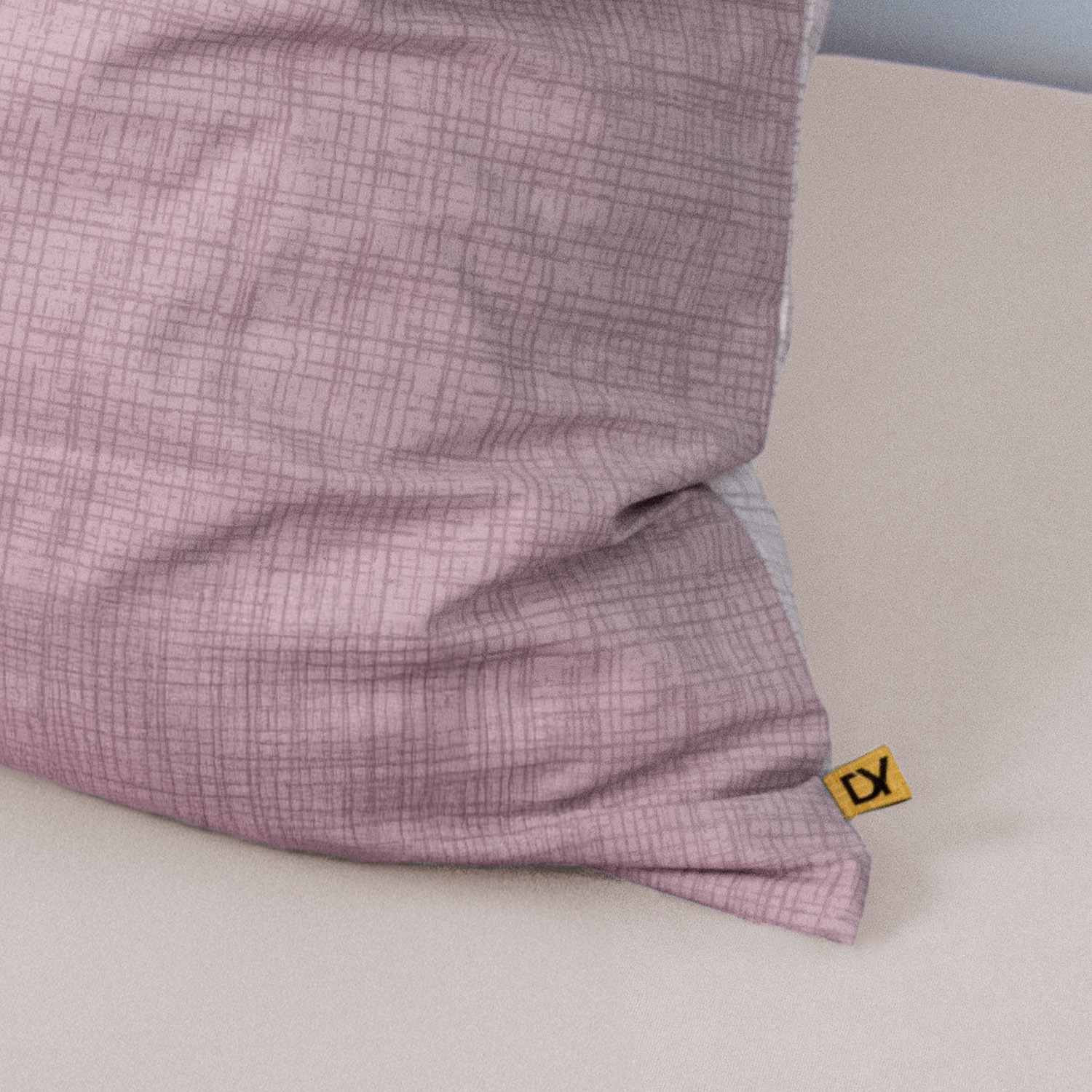 Dyckhoff Wendebettwäsche »Uni« 2 Stk. Baumwolle, Renforcé, 100x135, Baby, Unifarben Meerblau, Reißverschluss