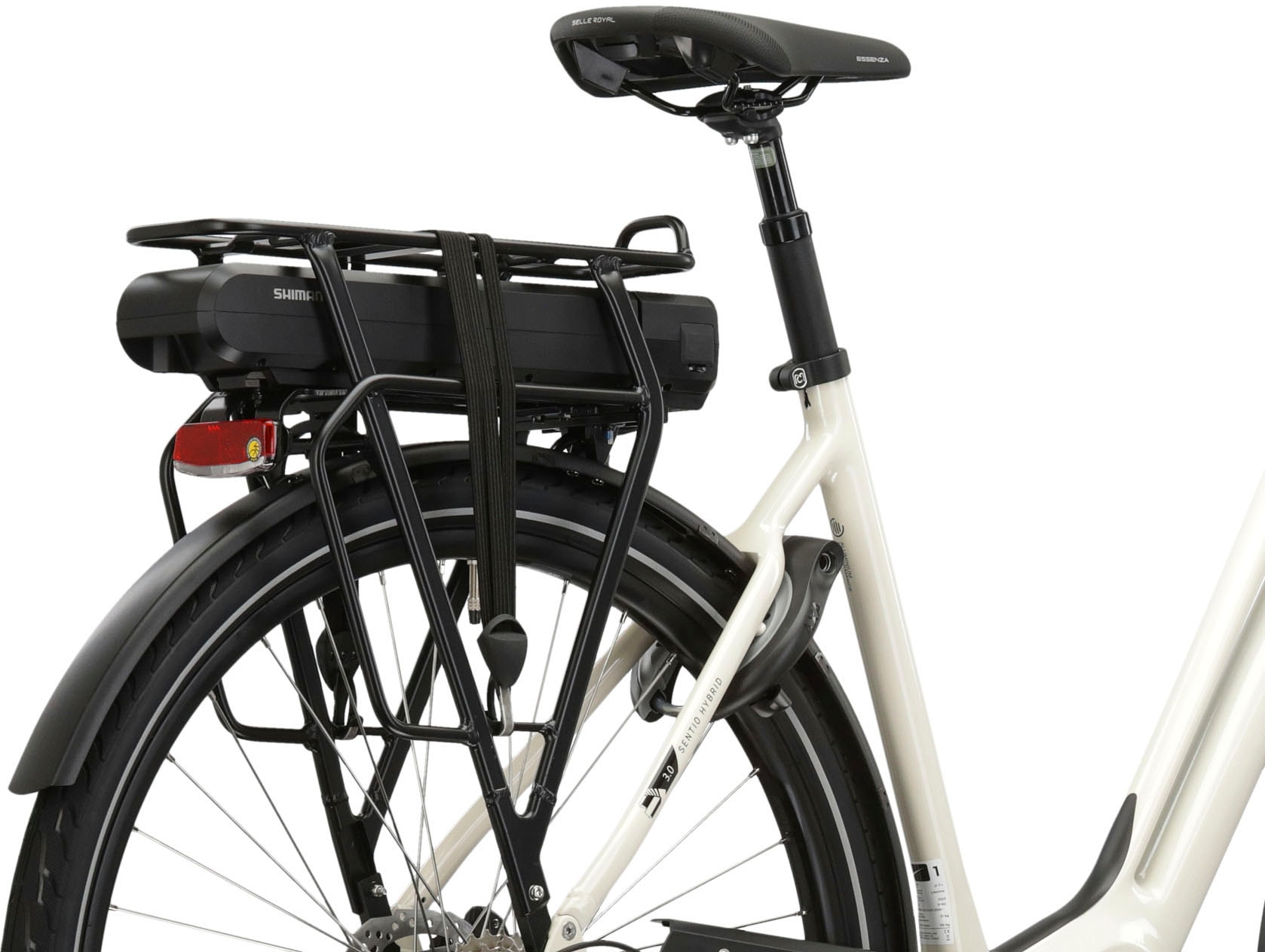 Kross E-Bike »E-Citybike Sentio Hybrid 3.0 28 Zoll weiß«, 7 Gang, Shimano, DEORE T6000, Mittelmotor 250 W, Pedelec, Elektrofahrrad für Damen und Herren